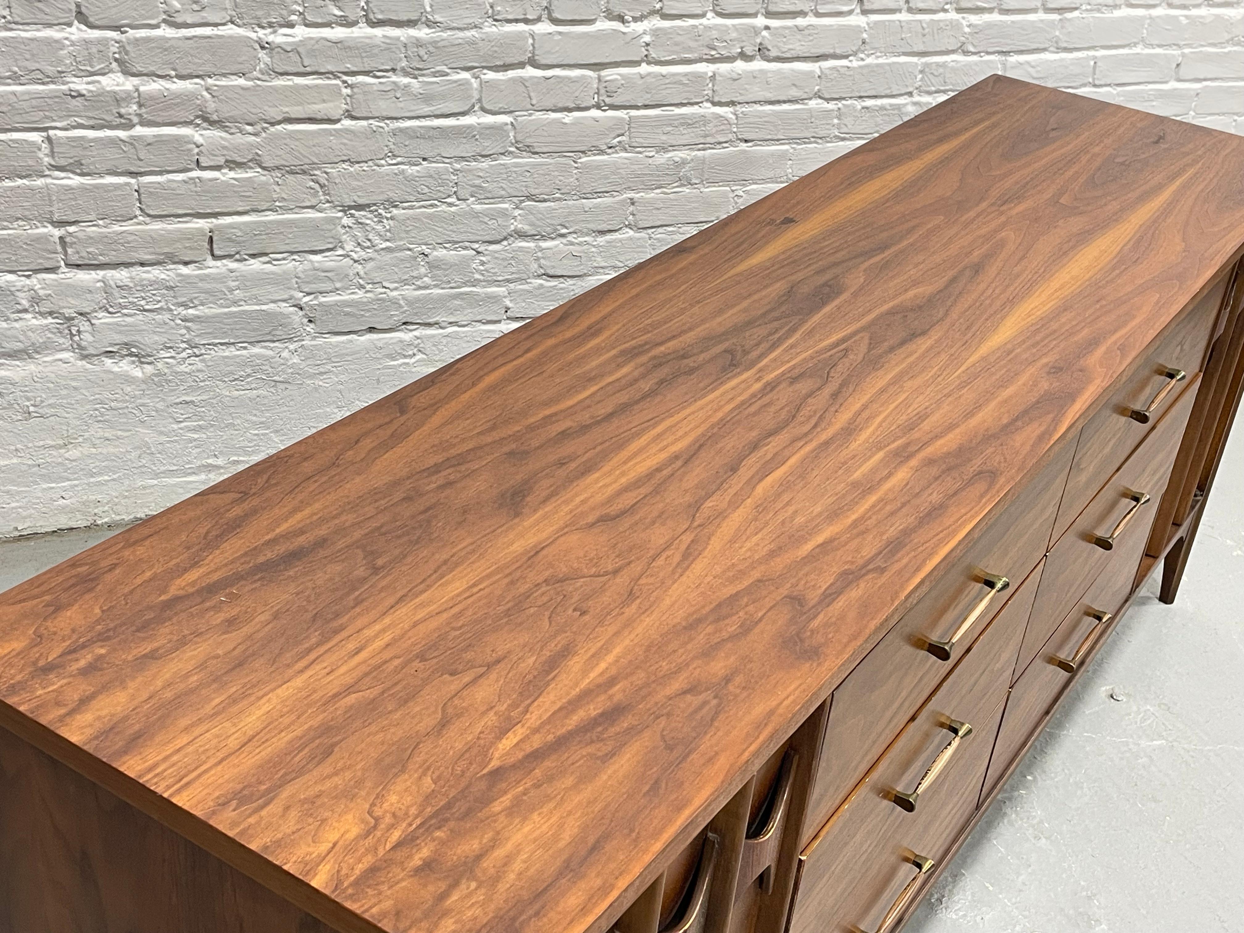 SCULPTED Mid Century MODERN CREDENZA / Long Dresser by Kent Coffey Perspecta 5