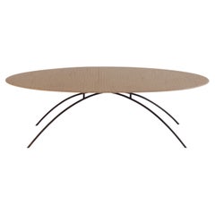 Sculpted Oval Coffee Table, Laminated Finnland Plywood