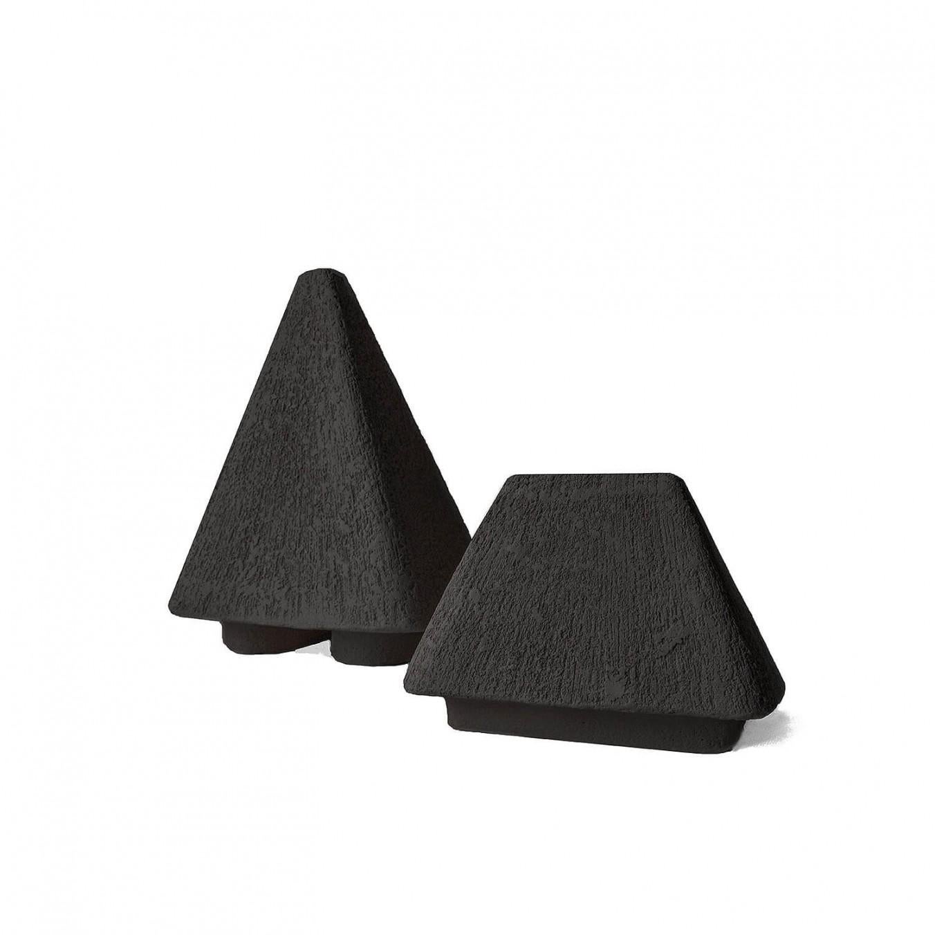 Sculpted pair of ceramic vases by FAINA
Design: Victoriya Yakusha
Material: clay / ceramics
Dimensions: 
Small: 26 x 12.5 x H 18 cm
Big: 30 x 20 x H 39 cm


Made in the style of ethnic minimalism, the collection items introduce “naive design”-