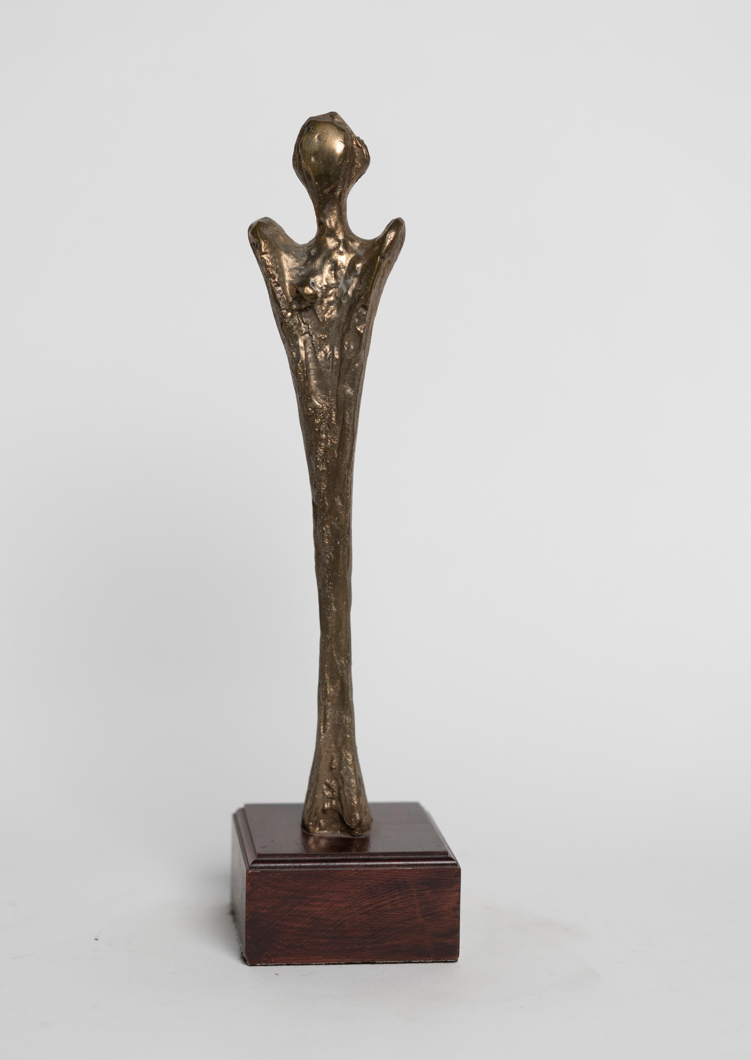 Patinierte Bronzefigur von Antonio Grediagia Kieff, signiert und graviert: Kieff e/a für épreuve d'artiste Künstlernachweis.