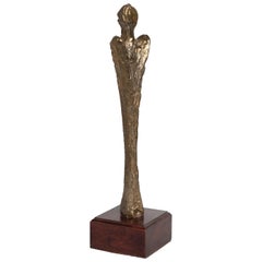 Figure en bronze patiné sculpté d'Antonio Grediagia Kieff