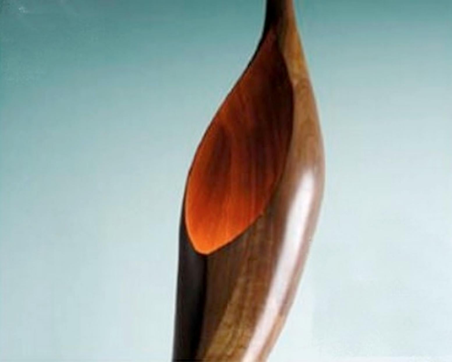 Moderne Lampe pendante sculptée de Gildas Berthelot en vente