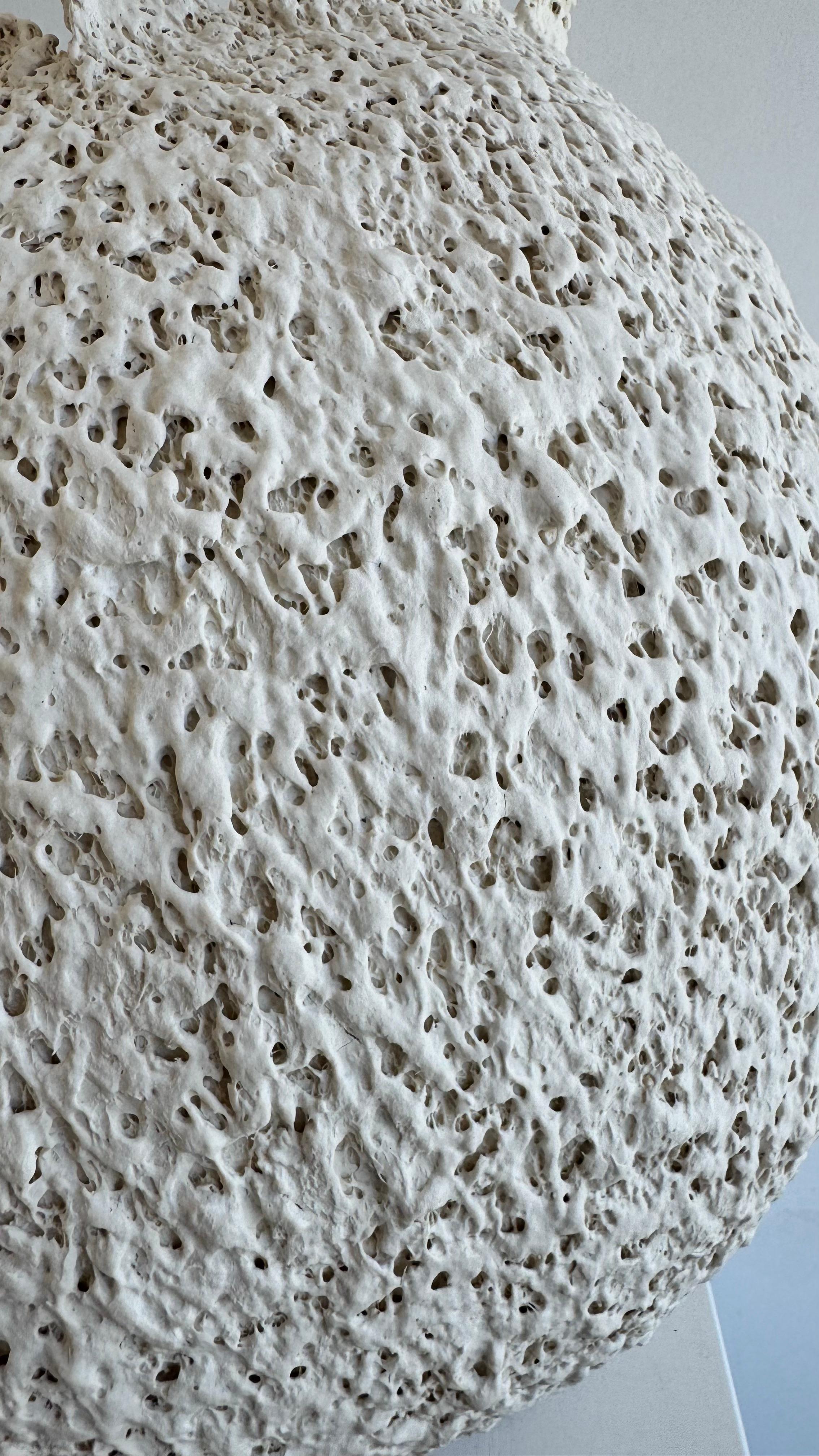 XXIe siècle et contemporain Porcelaine sculptée Vaisseau. 