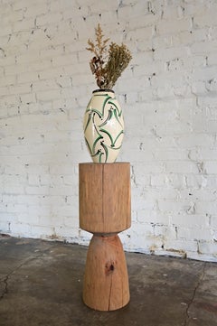 Sculpted Primitive End Table