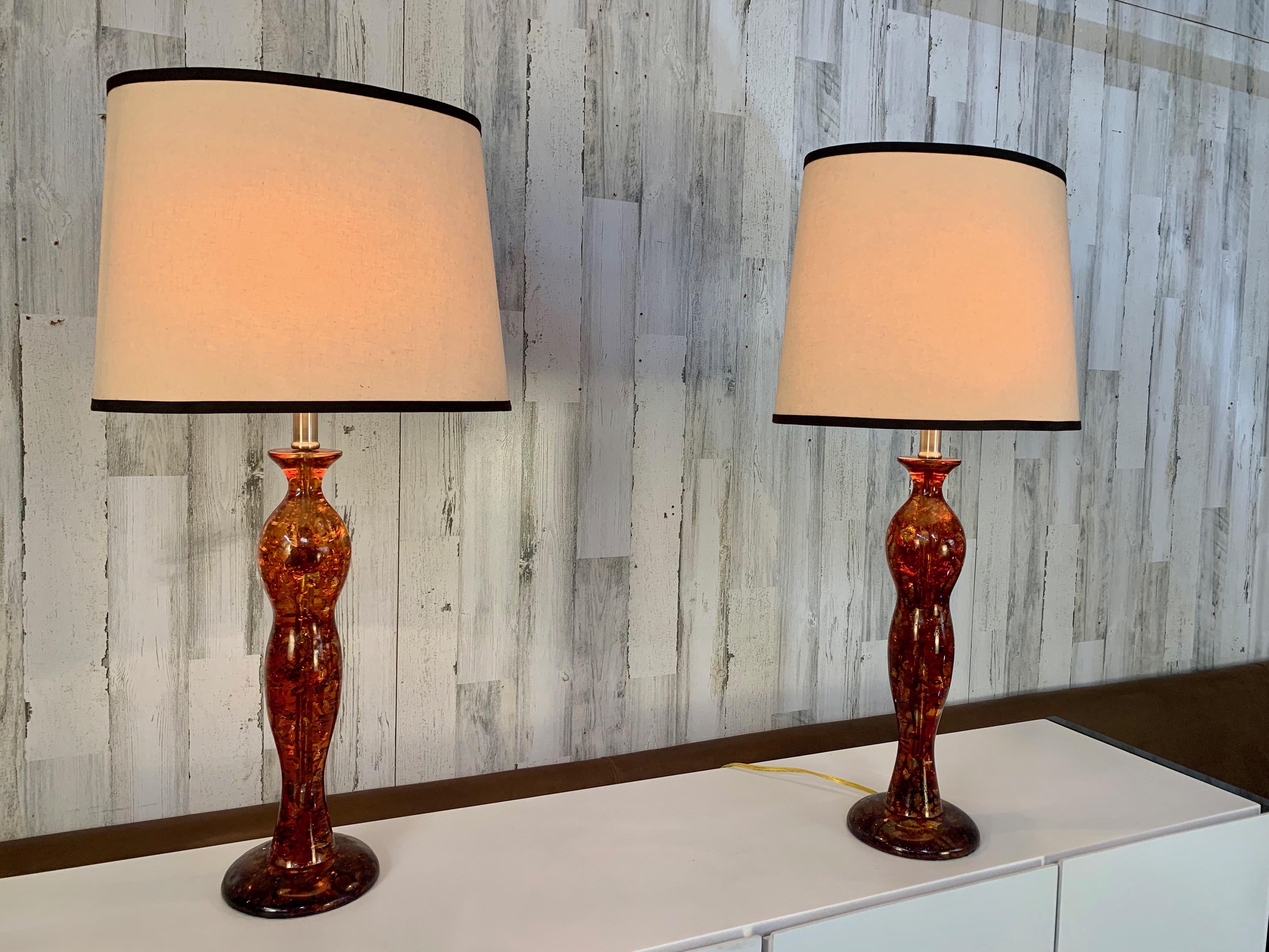Lampes de table résine sculptée en vente 6