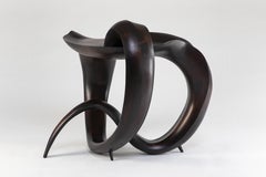 Sculpted Side Table by Gildas Berthelot