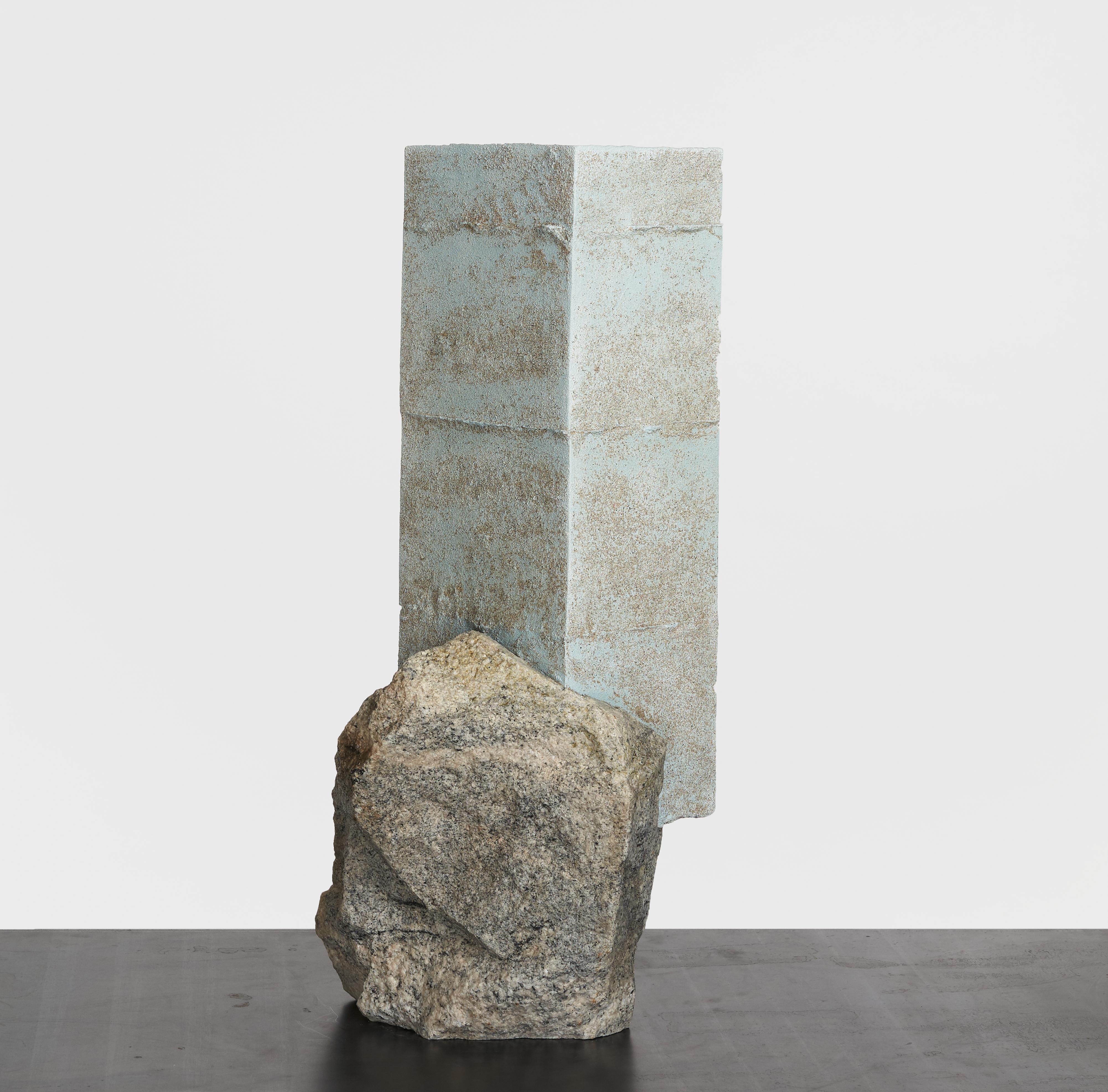 Post-Modern Sculpted Side Table, Human Element III, Collin Velkoff For Sale