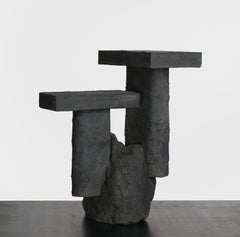 Table d'appoint sculptée, Human Element V, Collin Velkoff