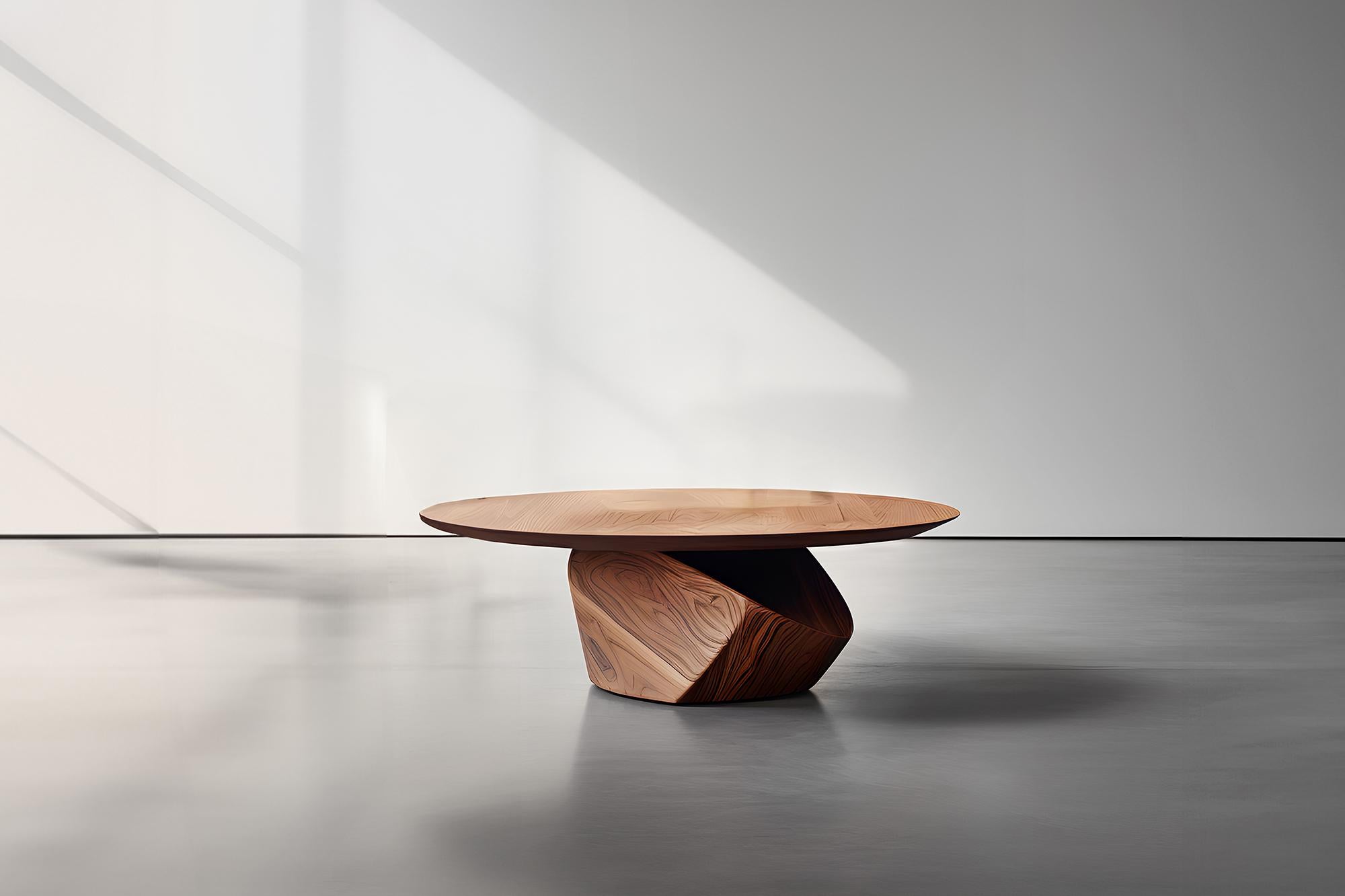 Sculptural Coffee Table Made of Solid Wood, Center Table Solace S35 by Joel Escalona


The Solace table series, designed by Joel Escalona, is a furniture collection that exudes balance and presence, thanks to its sensuous, dense, and irregular