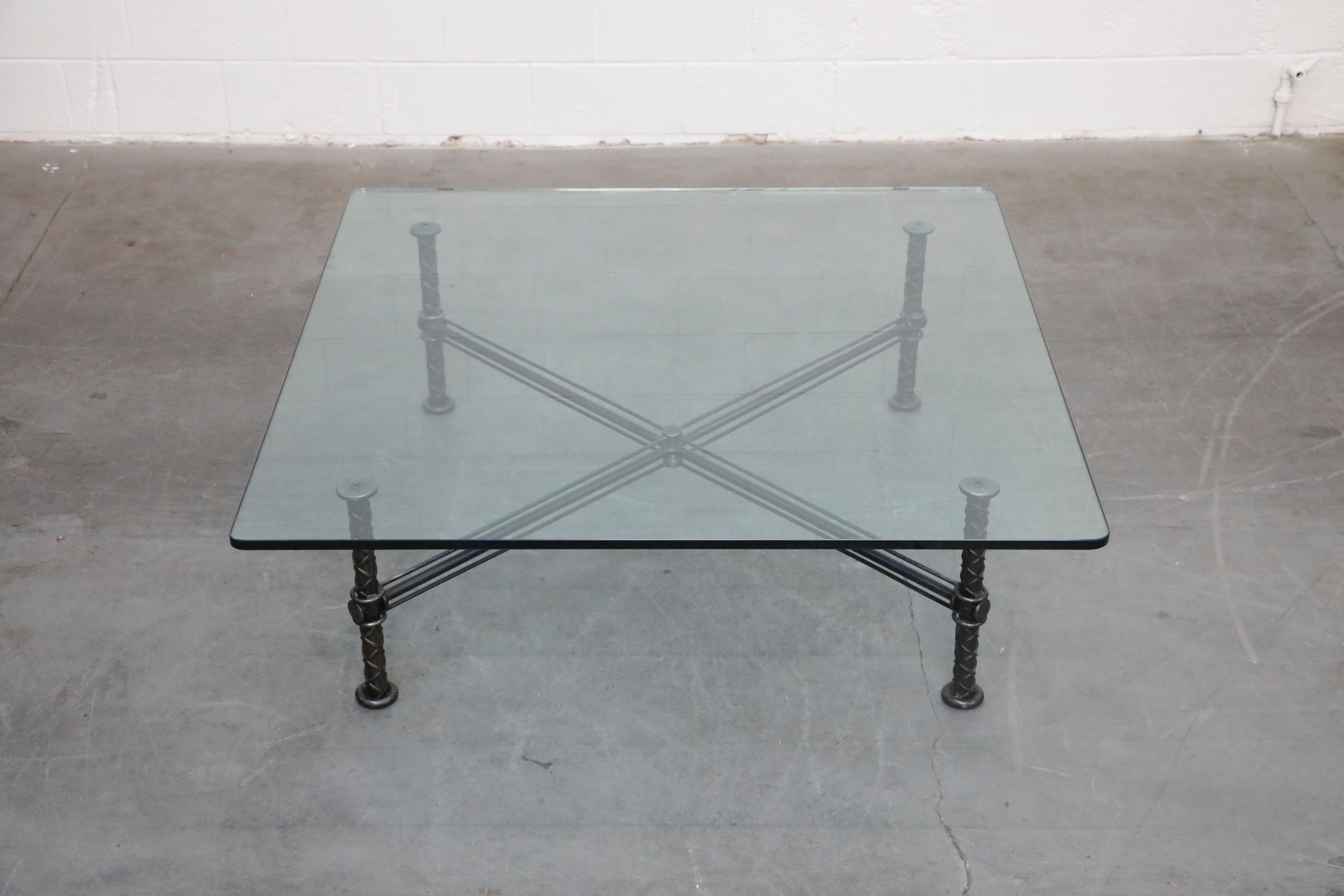 Sculpted Steel Coffee Table by Ilana Goor, Signed and Numbered Edition 4