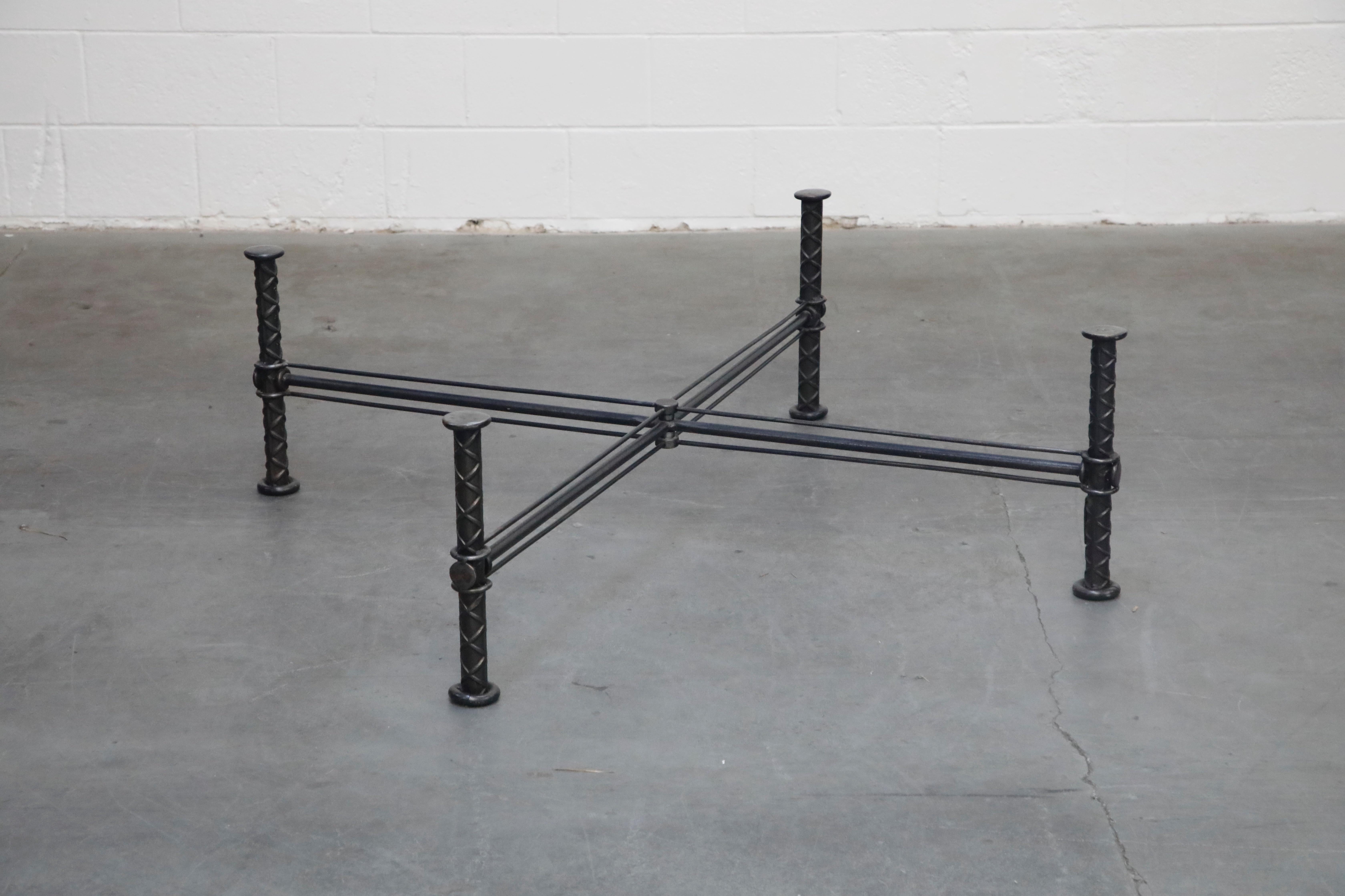 Sculpted Steel Coffee Table by Ilana Goor, Signed and Numbered Edition 5