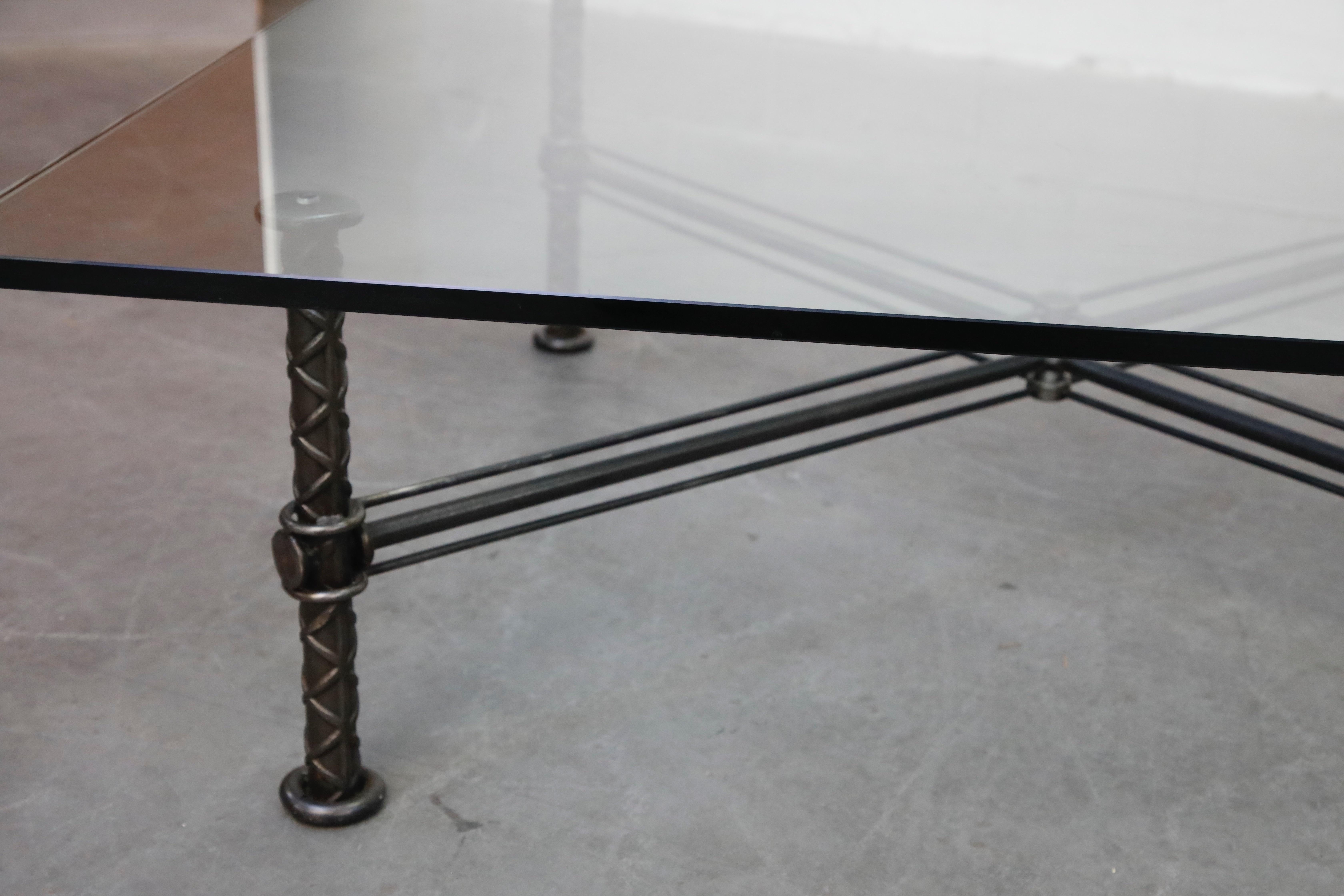 Sculpted Steel Coffee Table by Ilana Goor, Signed and Numbered Edition 13