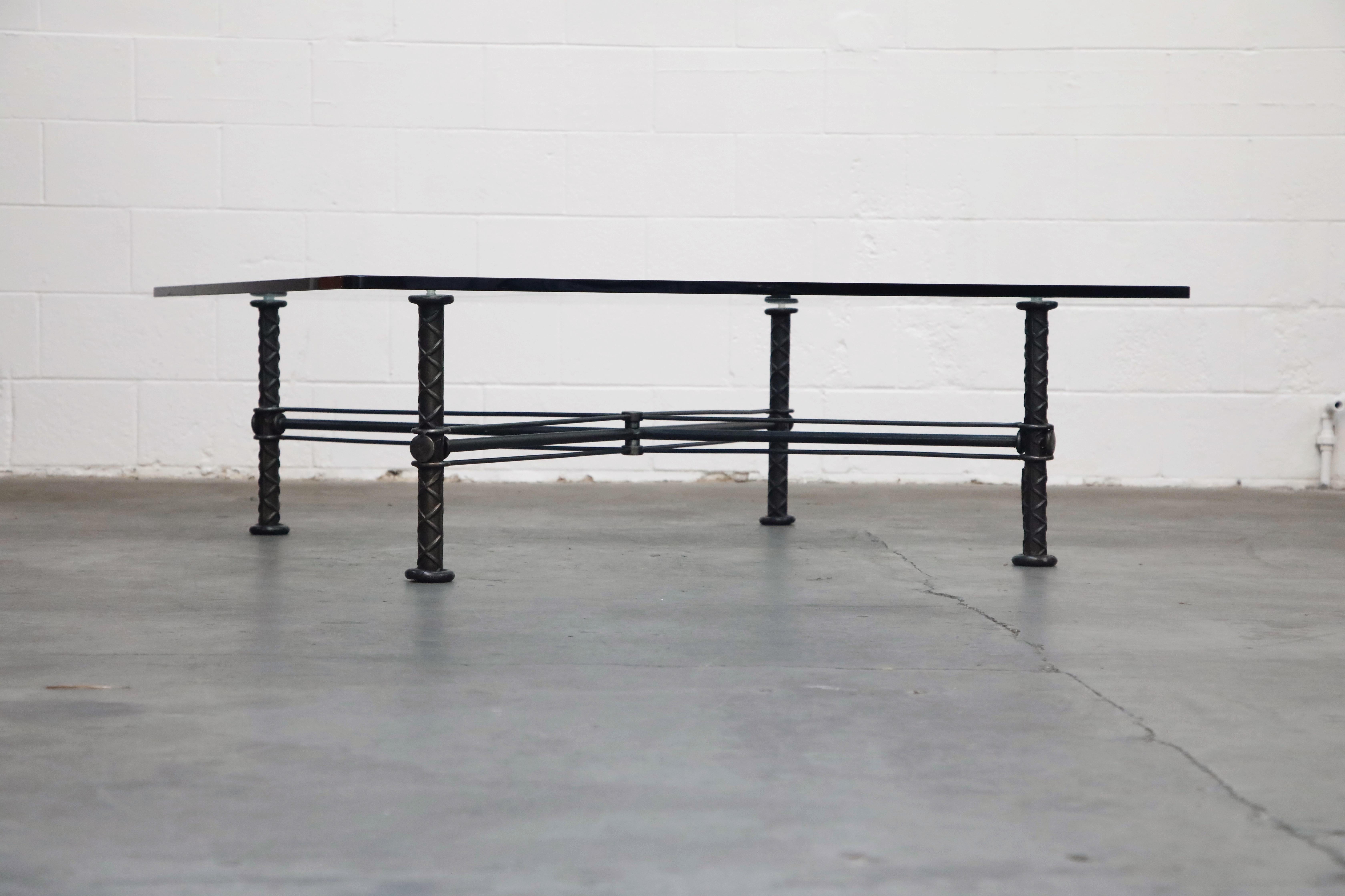 Sculpted Steel Coffee Table by Ilana Goor, Signed and Numbered Edition 3