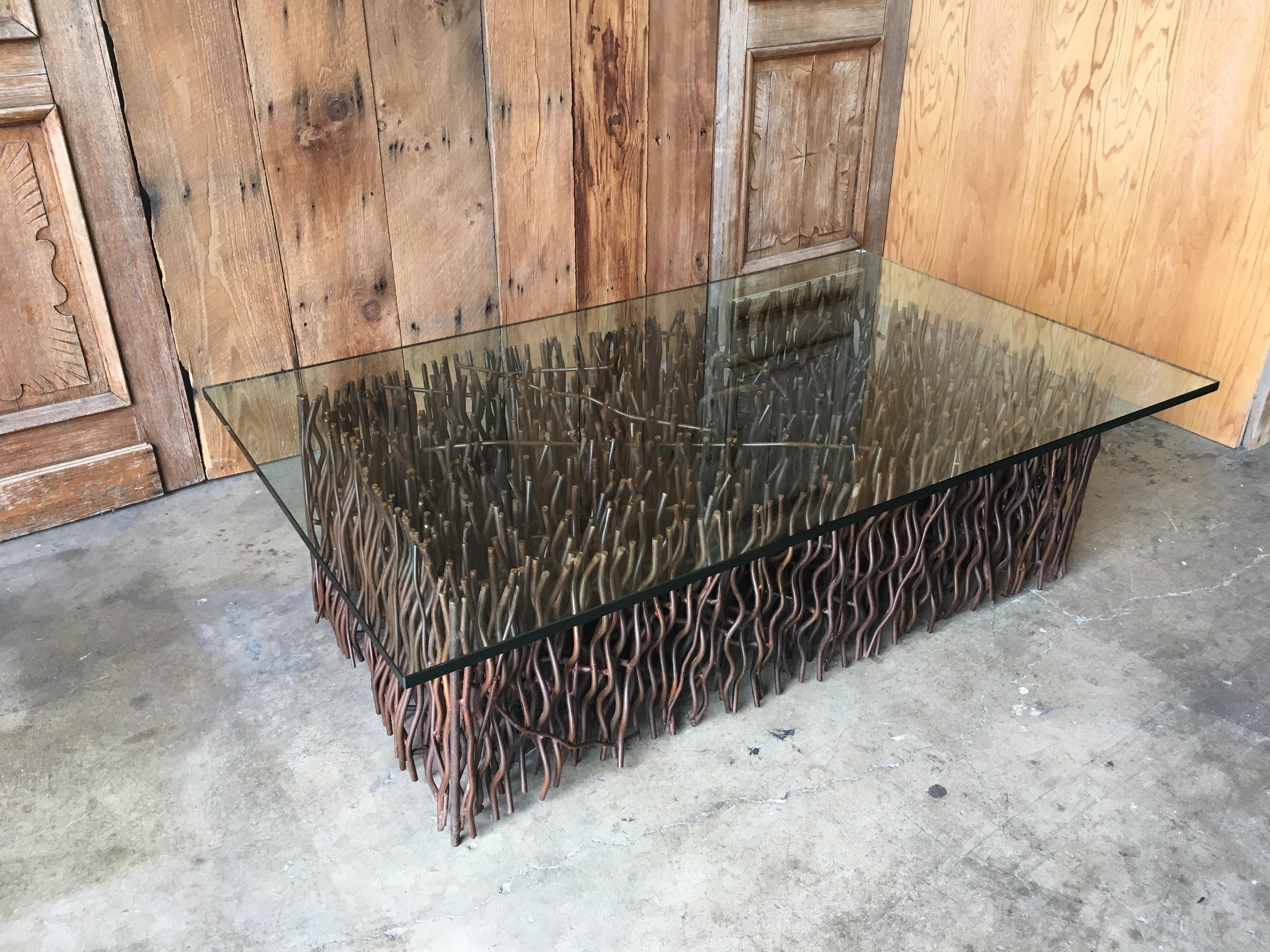 Sculpted Steel Rod Coffee Table 5