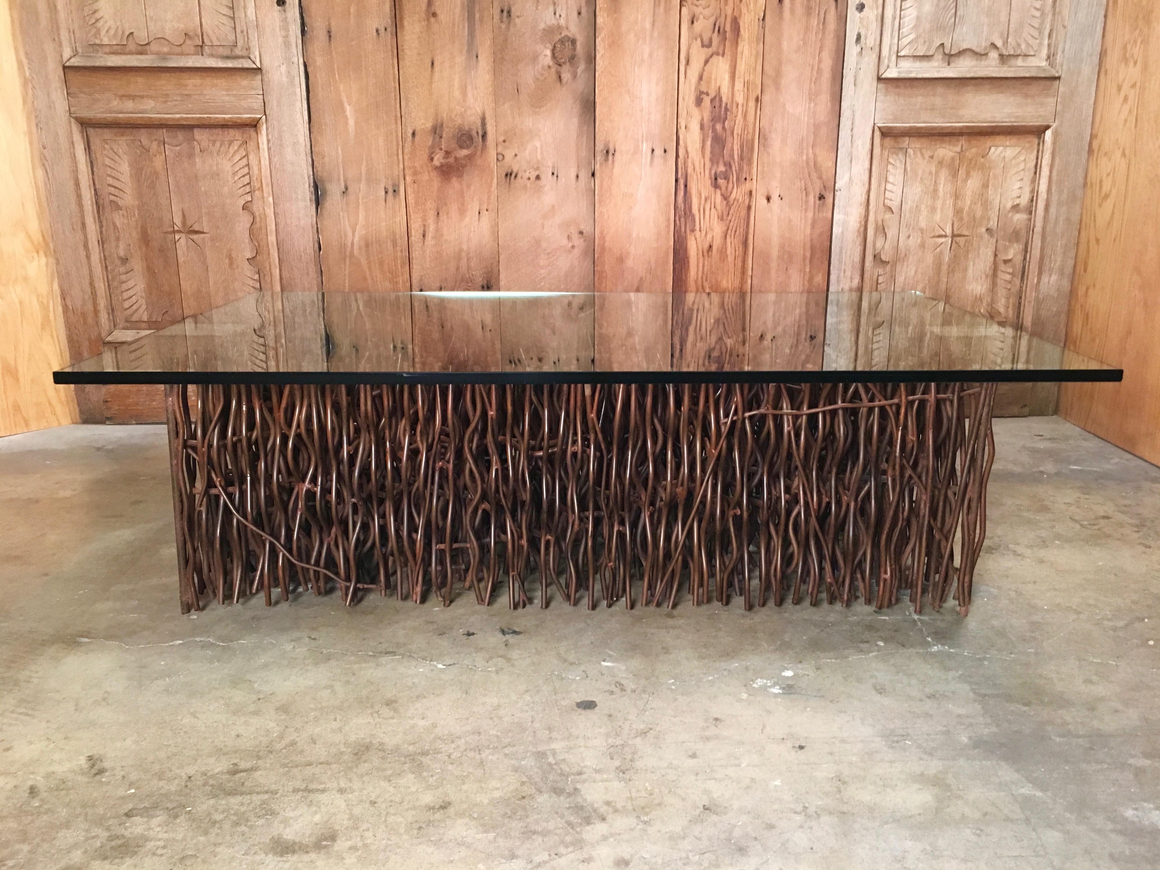 Sculpted Steel Rod Coffee Table 8
