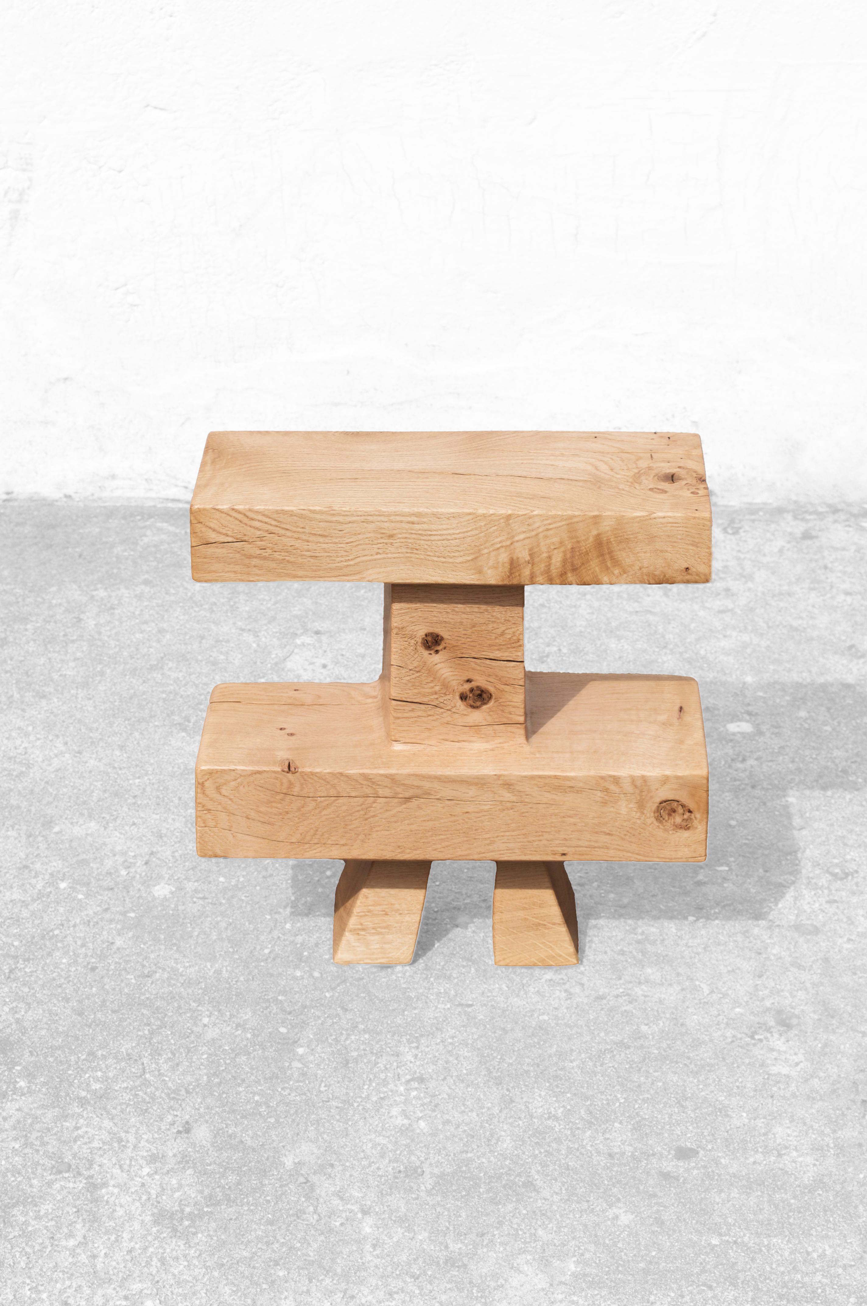 Sculpted Stool by Jörg Pietschmann In New Condition For Sale In Geneve, CH