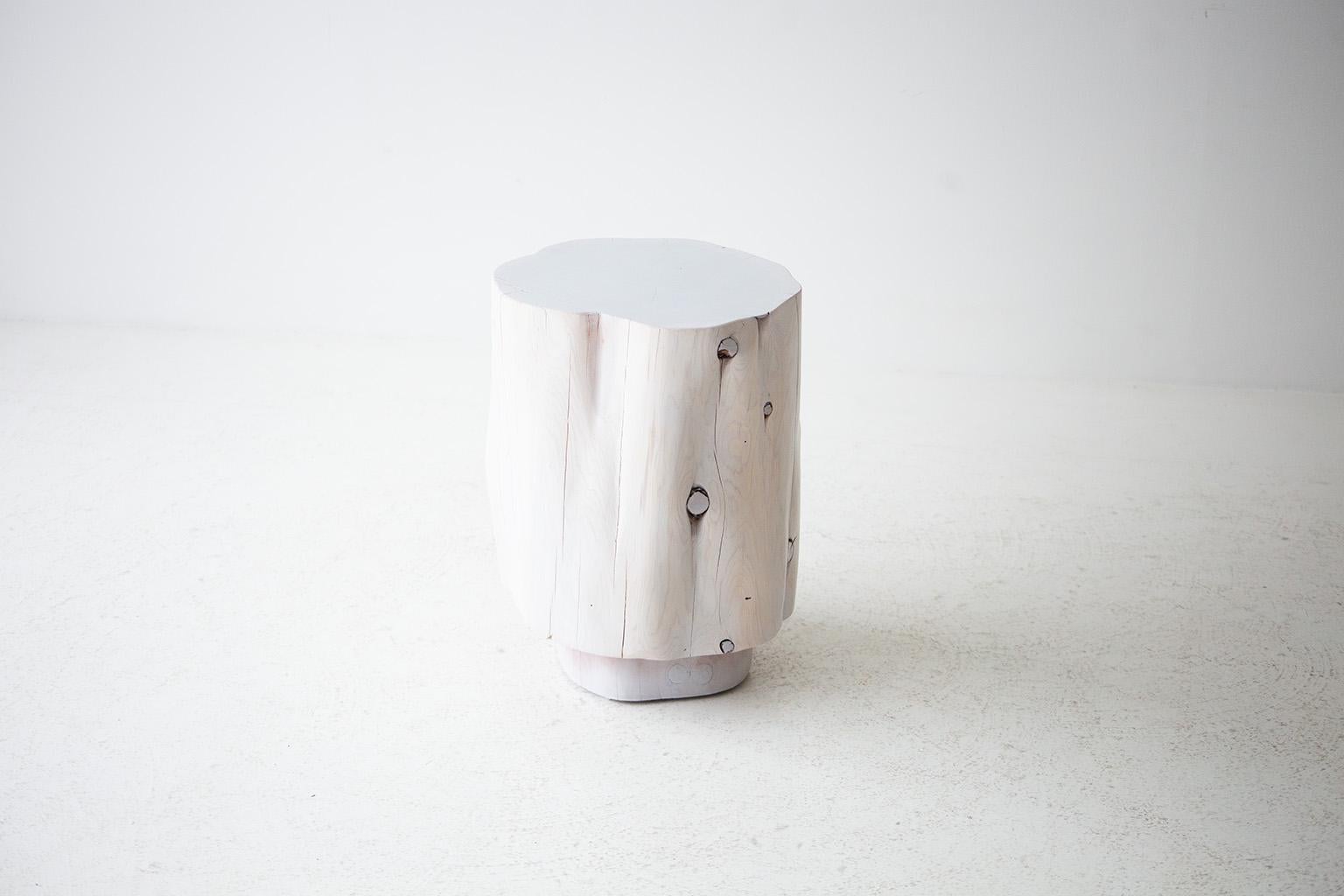 Modern Sculpted Stump Table, the Totem For Sale