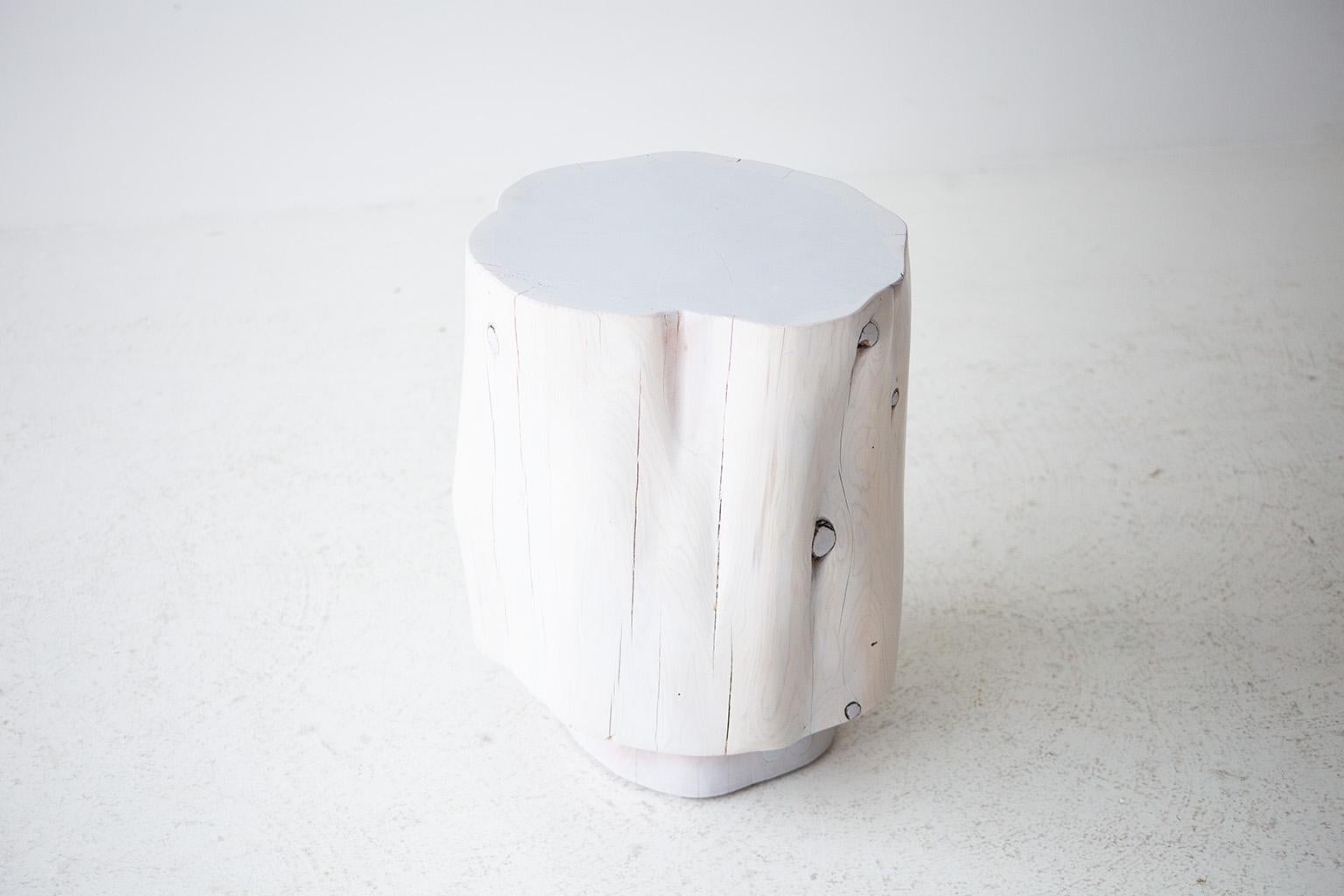 Contemporary Sculpted Stump Table, the Totem For Sale