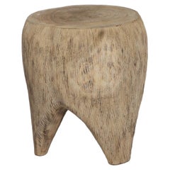 Sculpted Trunk Side Table