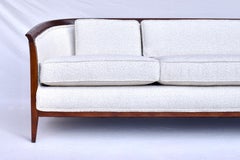 Sculpted Curved Back Sofa by Erwin Lambeth