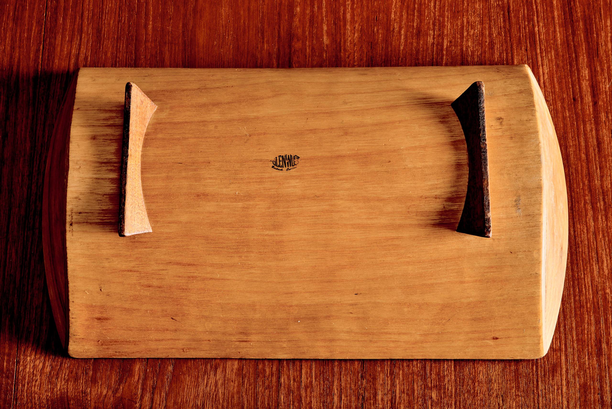 Acero Ciotola in legno scolpito di Glenwood in vendita