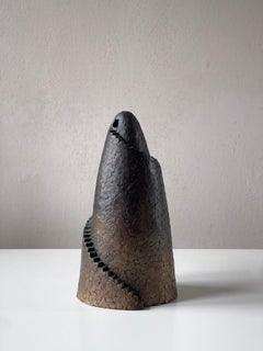 Sculptor Gerda Thune Andersen "Houses of memory" in bronze. Denmark 1992