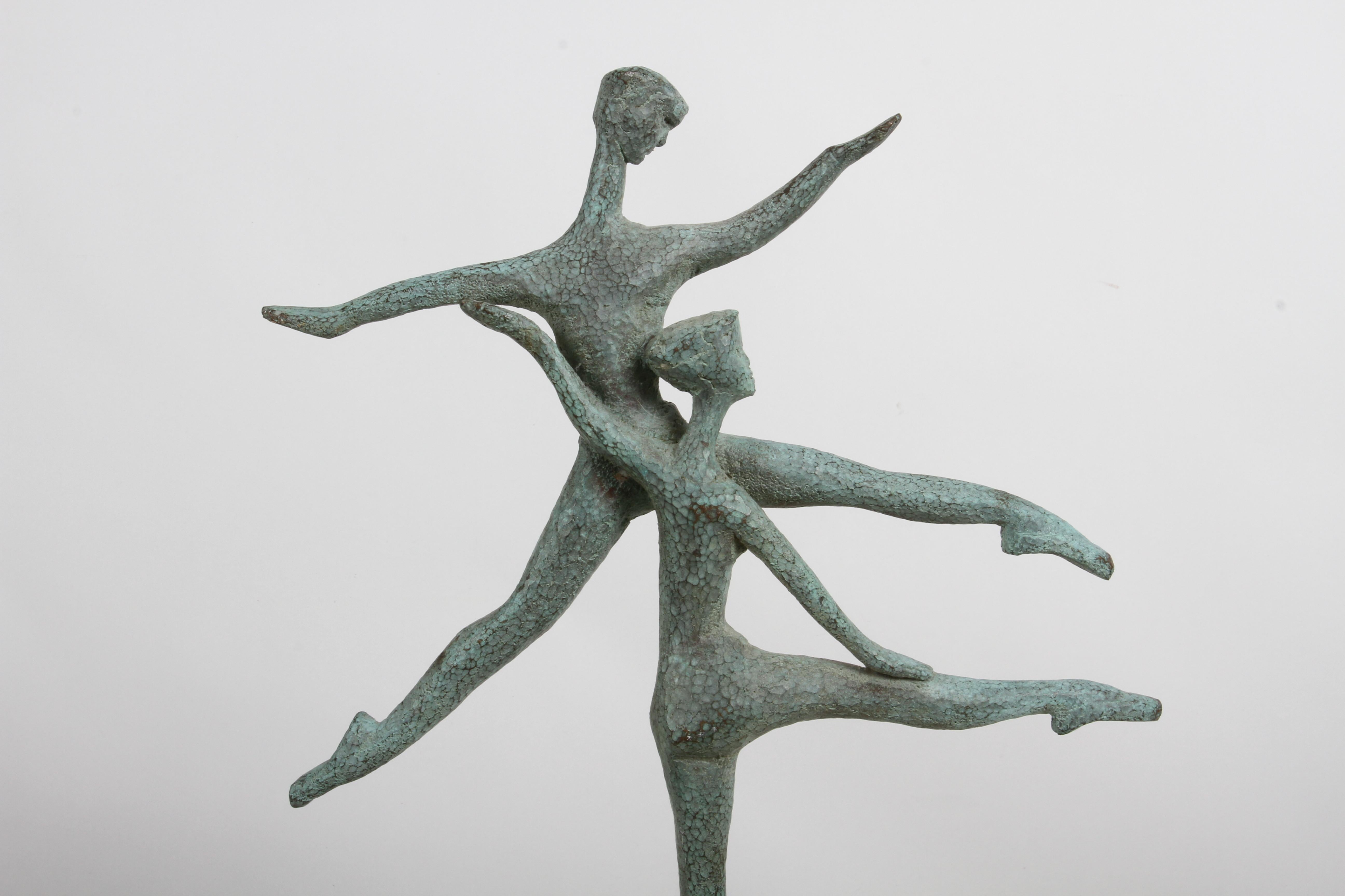 Mid-Century moderno Sculptor Ruth Keller Schweiss Unique Bronze 