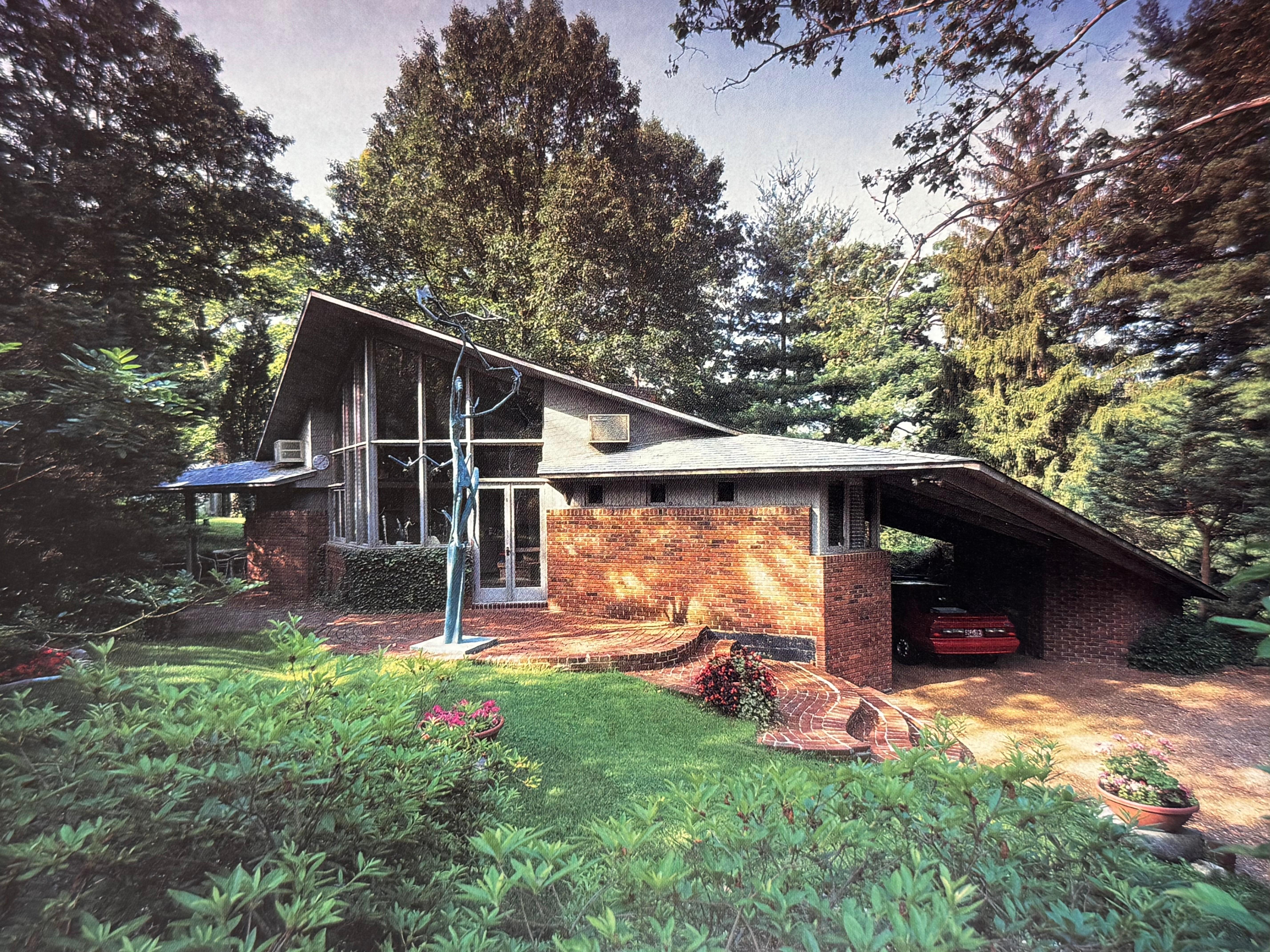 Metà XX secolo Sculptor Ruth Keller Schweiss Unique Bronze 