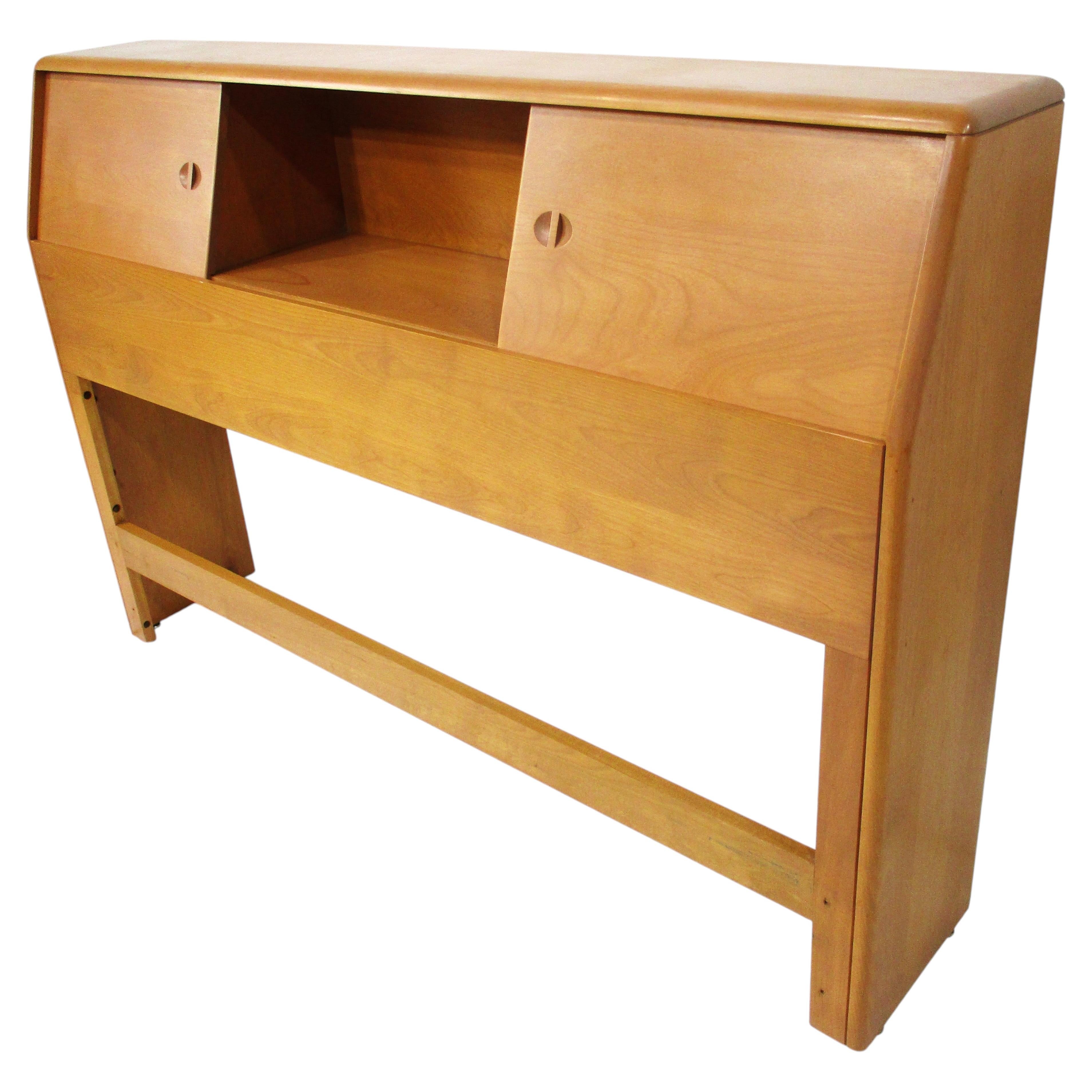 Cabecero «Sculptura Mid-Century» de tamaño completo, de Heywood Wakefield