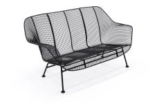 Sculptura Outdoor Settee or Loveseat by John Woodard, Restored, Excellent