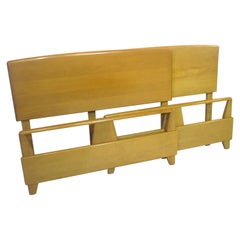 Used Sculptura Styled Twin Bed Set by Jiranek / Herrmann for Heywood Wakefield