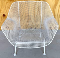 Sculptura Wrought Iron Large Club Chair by Russell Woodard, C. 1950s