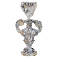 18th Century 'Florence Fragment' Vase with Agate Coral and Fossil Oyster Shells