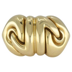 Sculptural 18k Yellow Gold Ring, Size 6.75