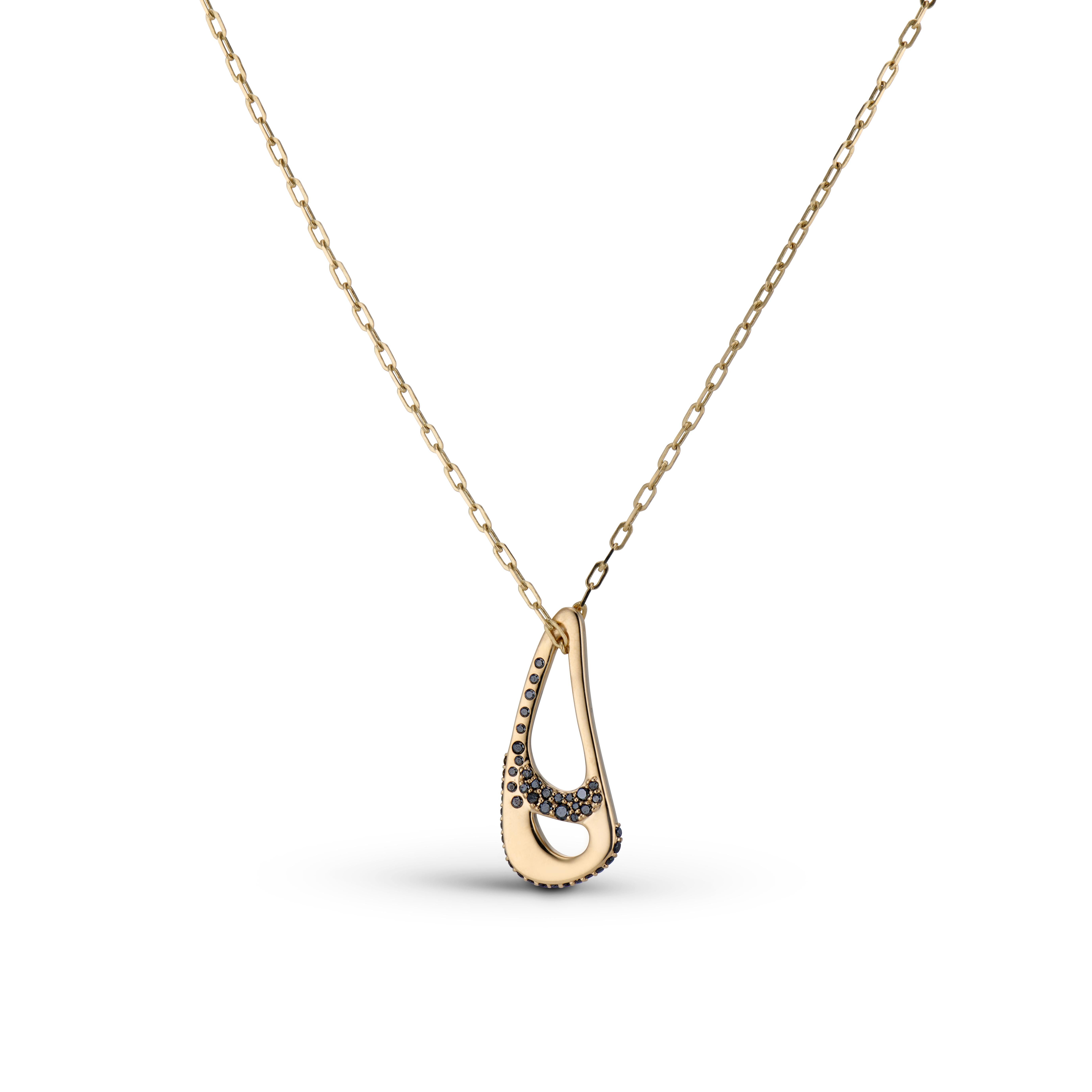 he Petite BALANCE pendant embodies the desire for stability in one's life.  As contemporary life pulls us into so many different directions, we need to be reminded to re-center our being and find the equilibrium we all need.  

Here the 18kt gold
