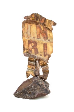 Sculptural 18th Century Italian Fragment with Phantom Quartz and Raw Agate