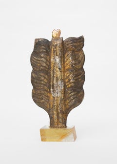 Arrow scultorea della Mecca italiana del XVIII secolo su una base di calcite lucidata