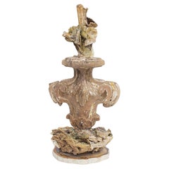 Sculptural 18th Century Rococo Italian 'Florence Fragment' with Rare Stalagmite