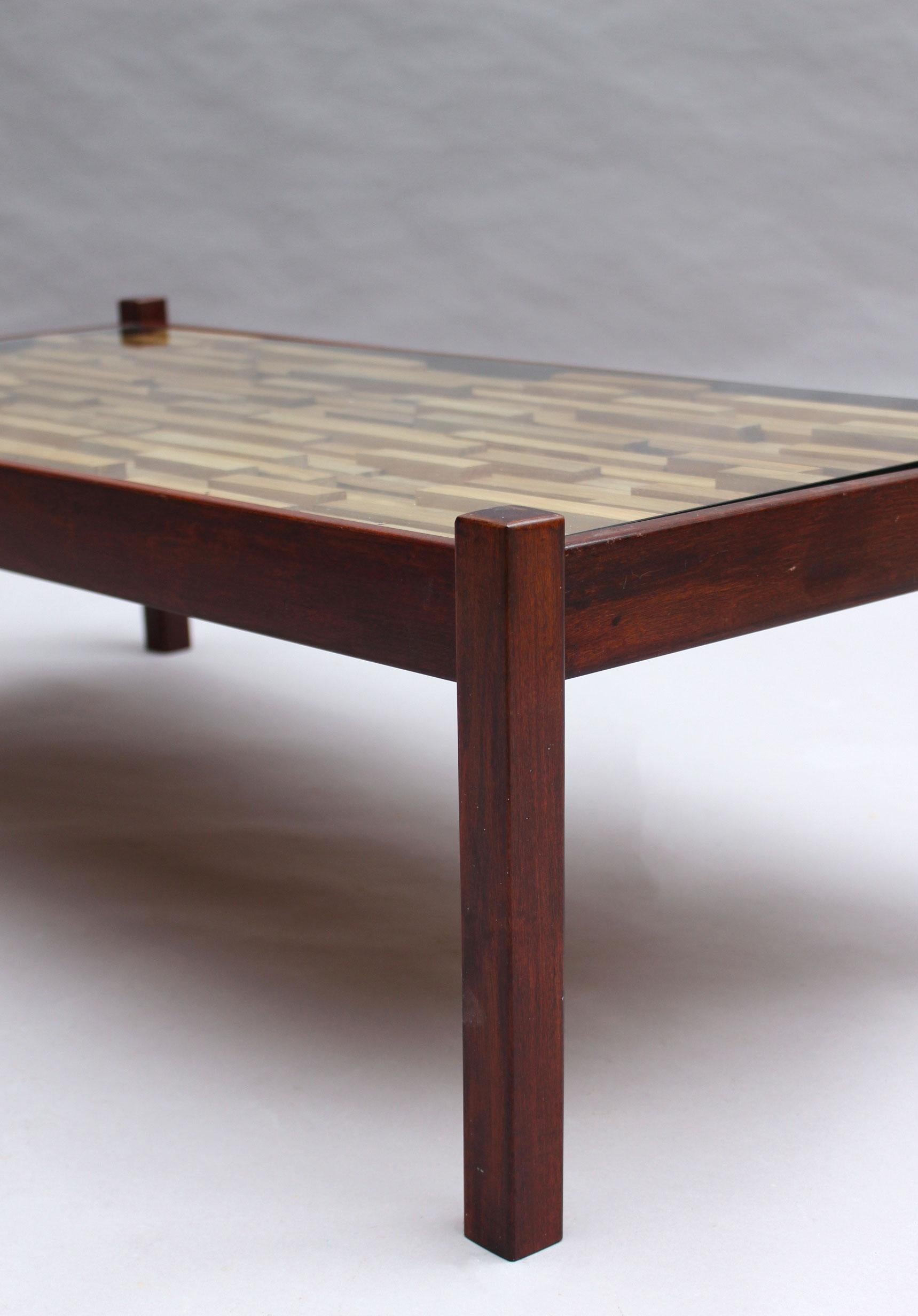 Sculptural 1960s Brazilian Coffee Table by Percival Lafer For Sale 3