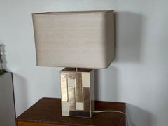 Sculptural 1970's table lamp by Philippe Jean