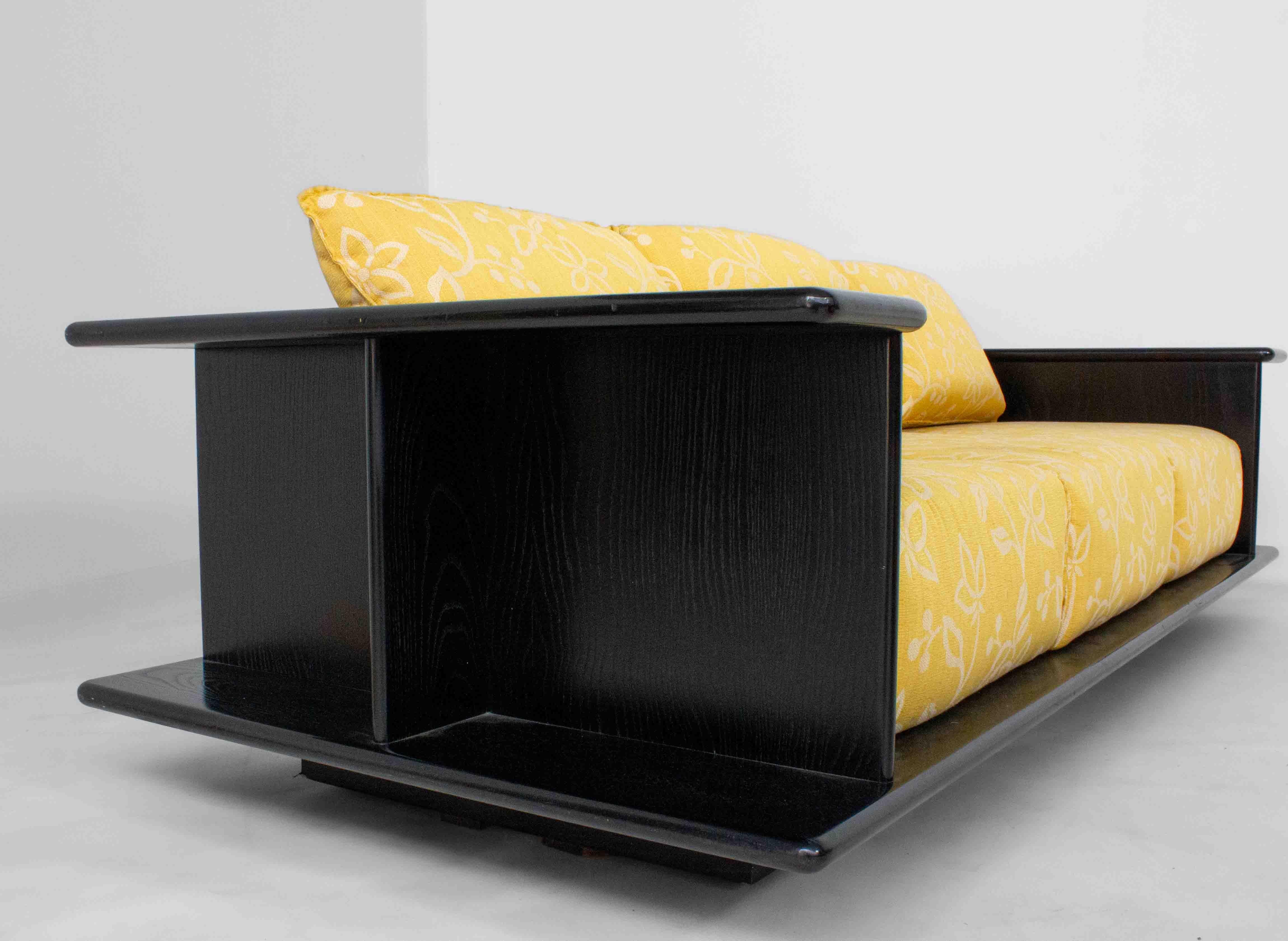 Skulpturales 3-Sitzer-Sofa von Carlo Bartoli, Italien 1970er im Angebot 5