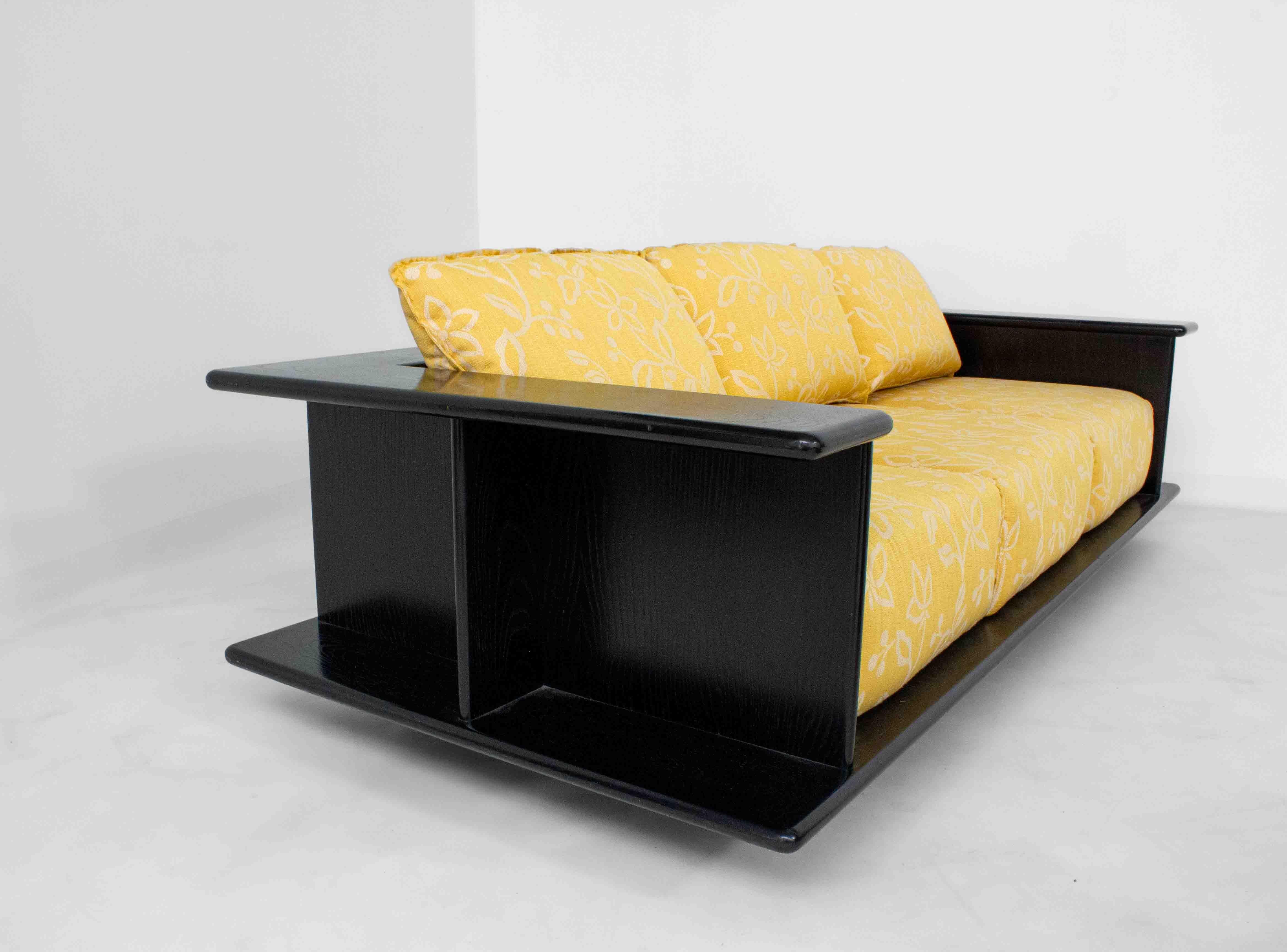 Skulpturales 3-Sitzer-Sofa von Carlo Bartoli, Italien 1970er im Angebot 6