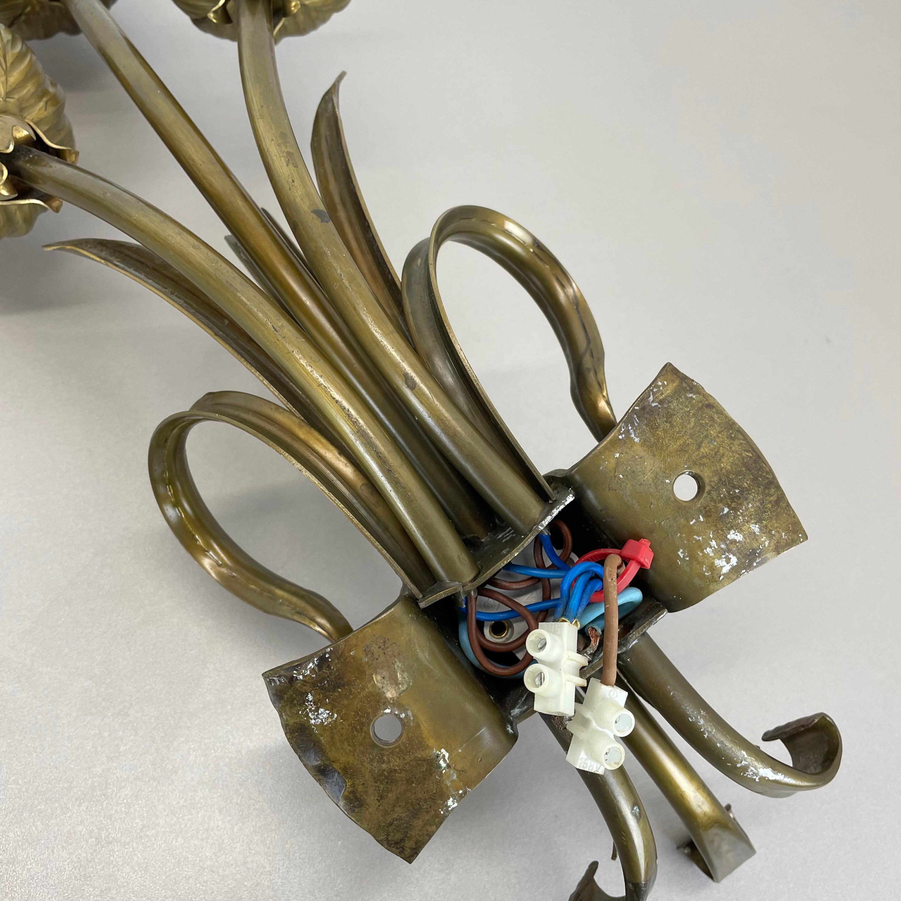 Skulpturale 44cm Messing Stilnovo Stil 
