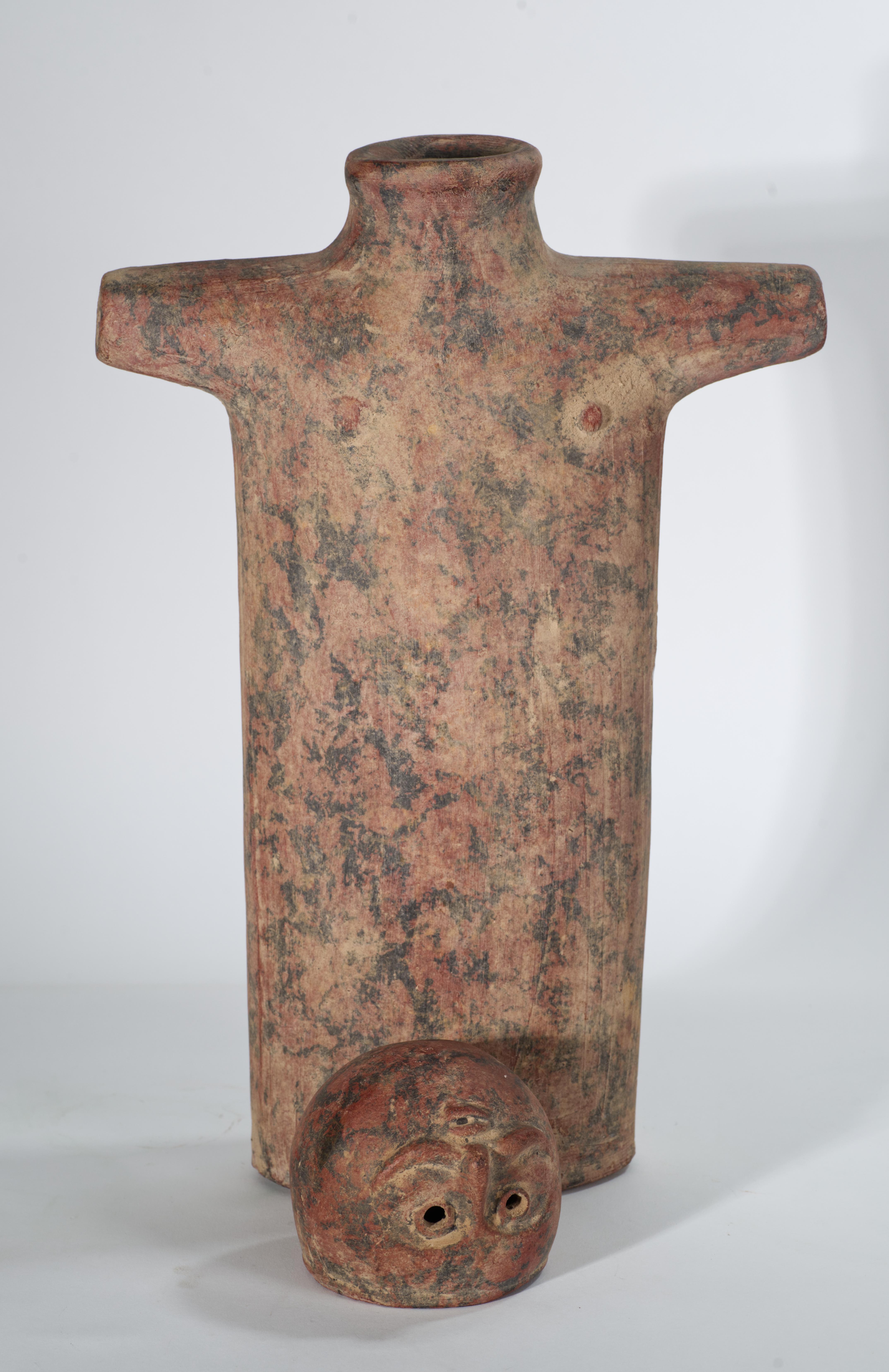 Porte-bougies abstraites sculpturales, poterie American Art Studio, Vintage en vente 2