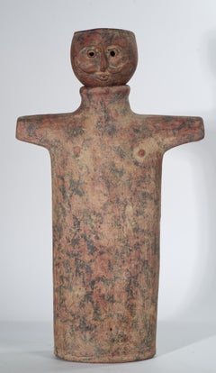 Sculptural Brutalist Anthropomorphic Candle Holder American Art Studio Pottery