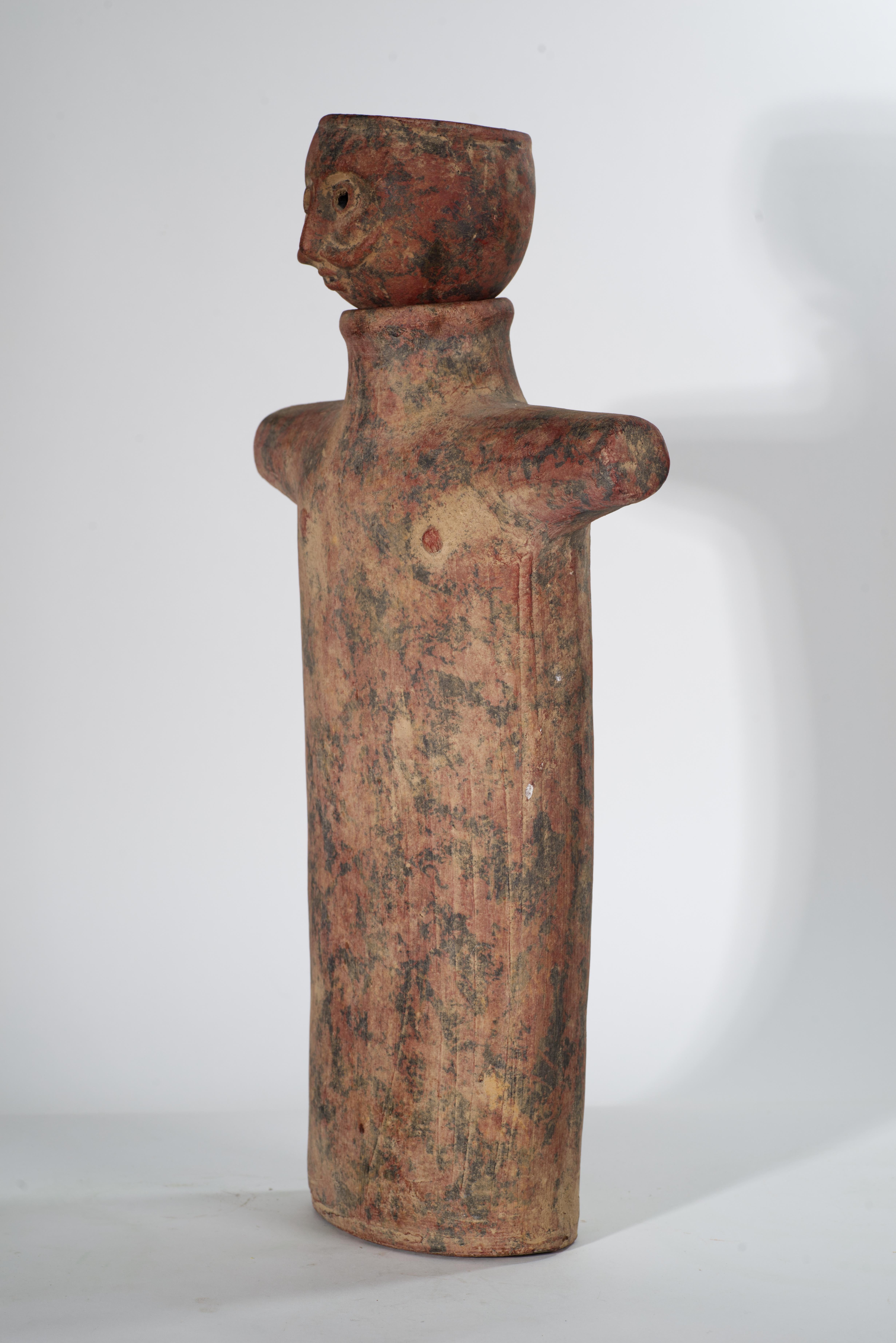 Américain Porte-bougies abstraites sculpturales, poterie American Art Studio, Vintage en vente