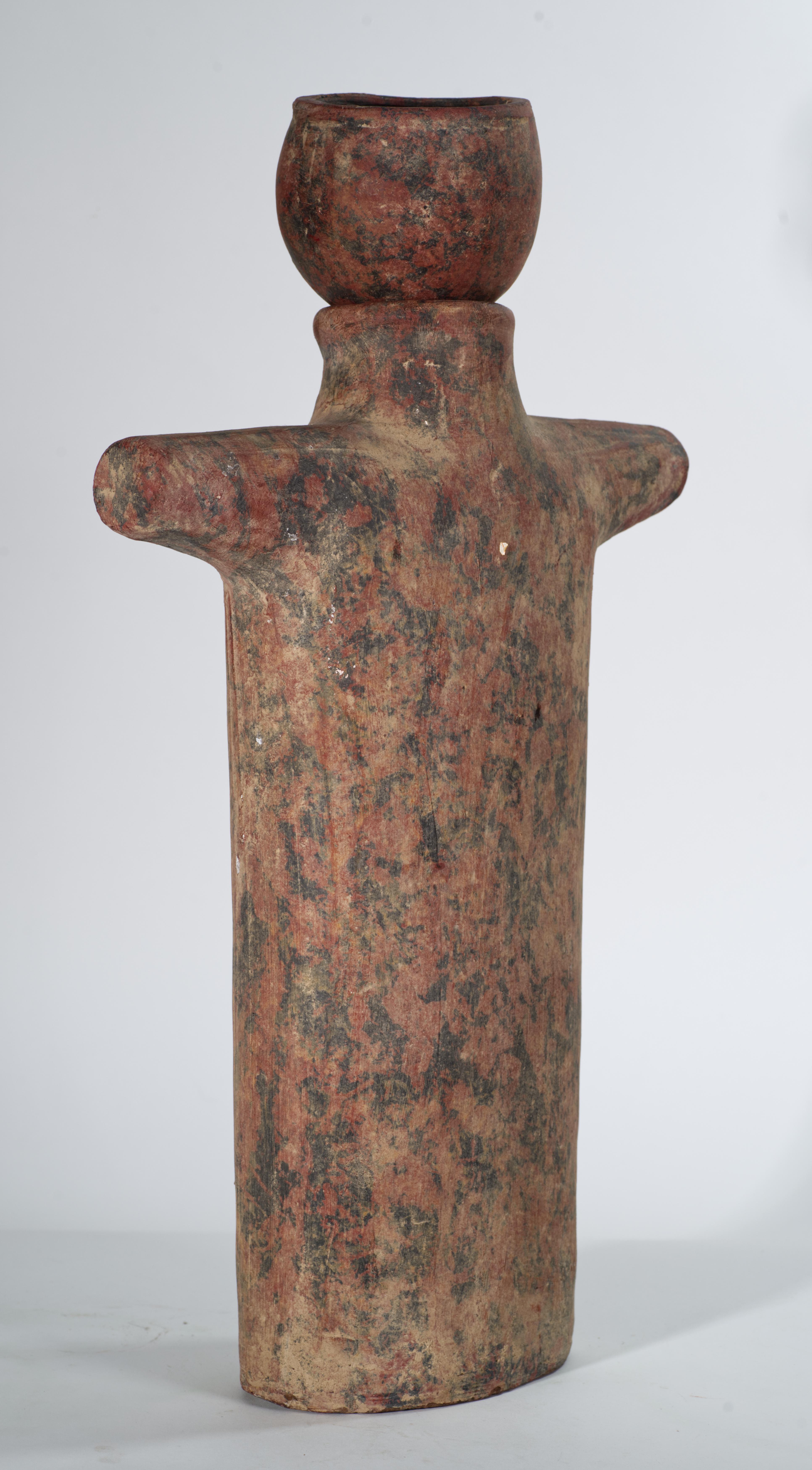 Fait main Porte-bougies abstraites sculpturales, poterie American Art Studio, Vintage en vente