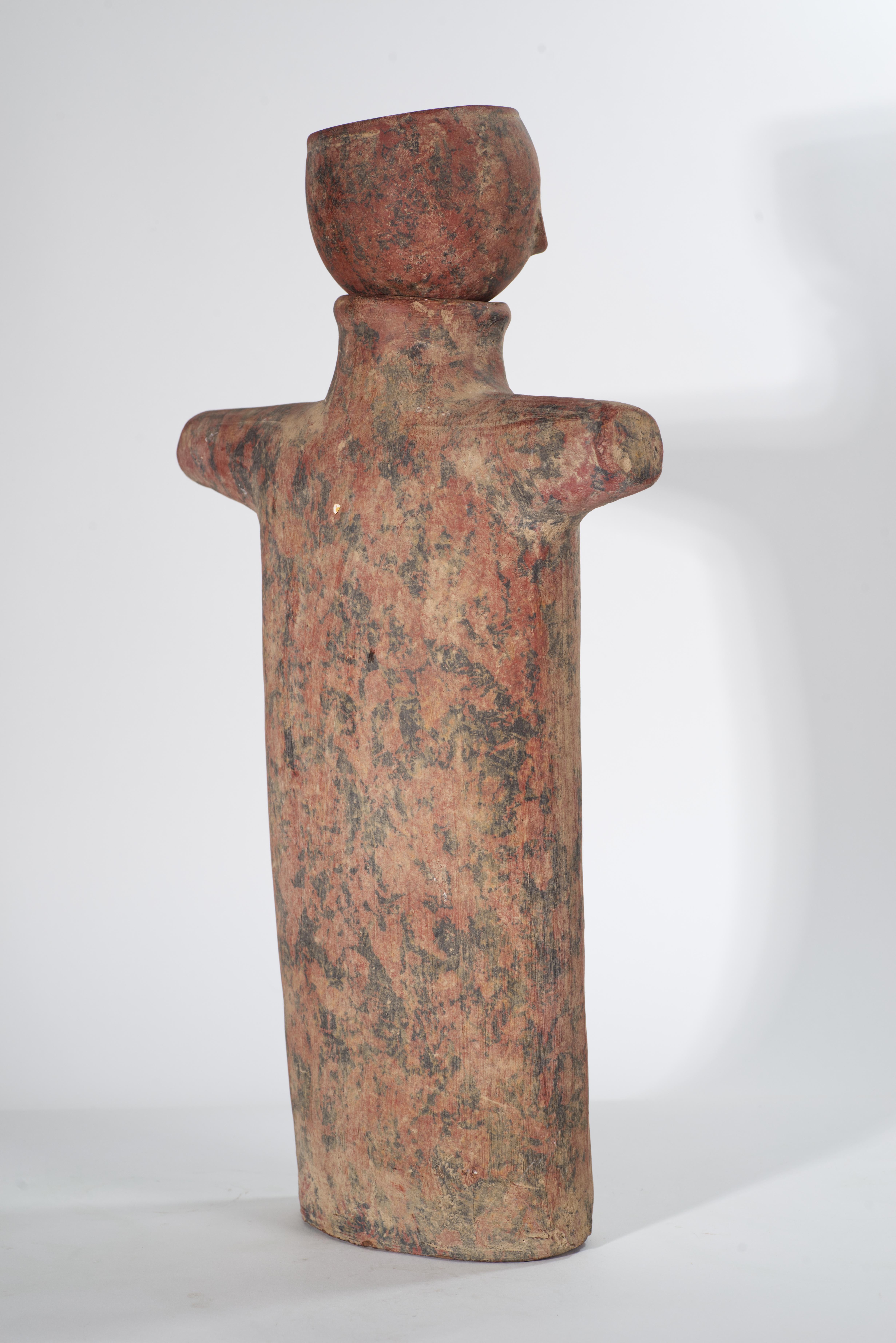 20ième siècle Porte-bougies abstraites sculpturales, poterie American Art Studio, Vintage en vente
