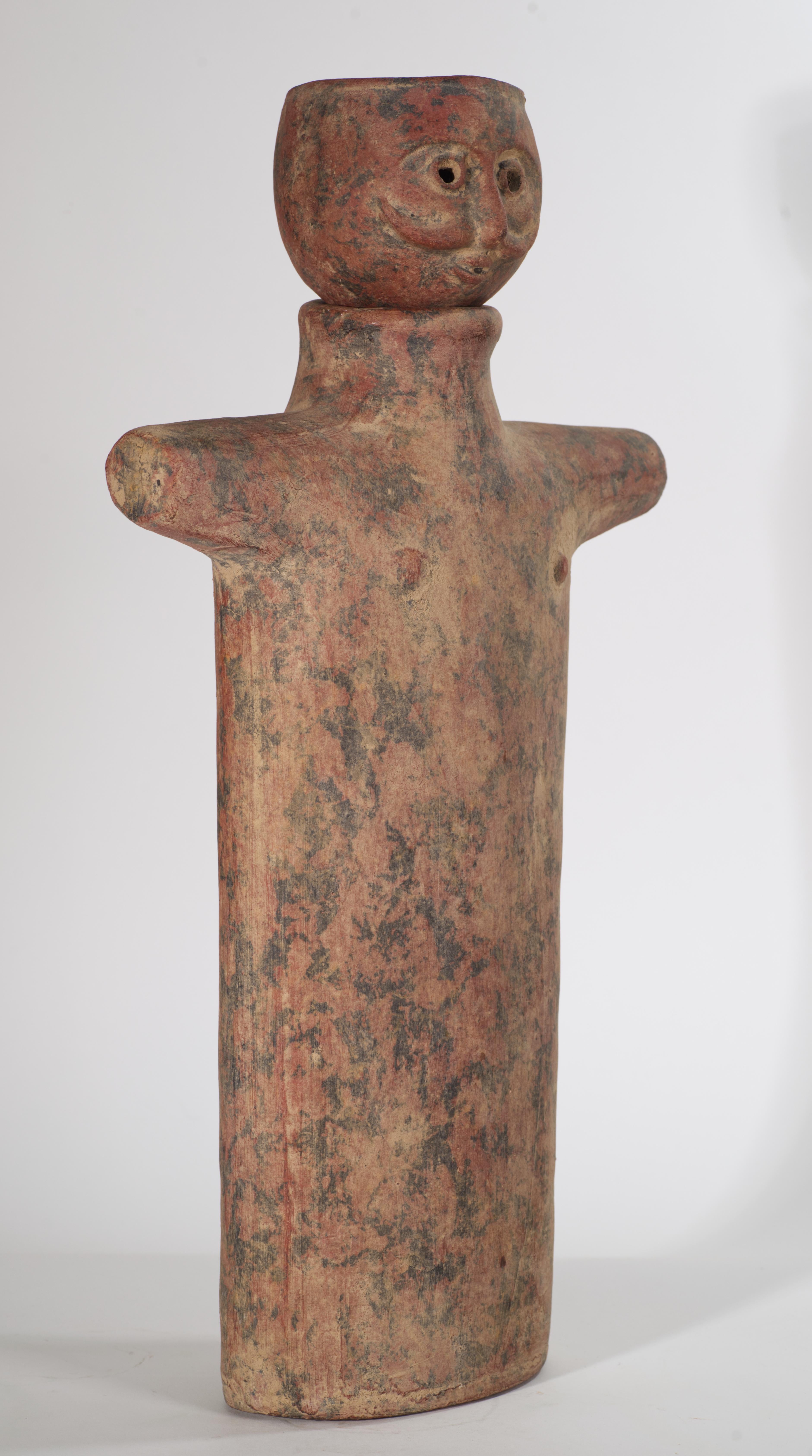 Céramique Porte-bougies abstraites sculpturales, poterie American Art Studio, Vintage en vente