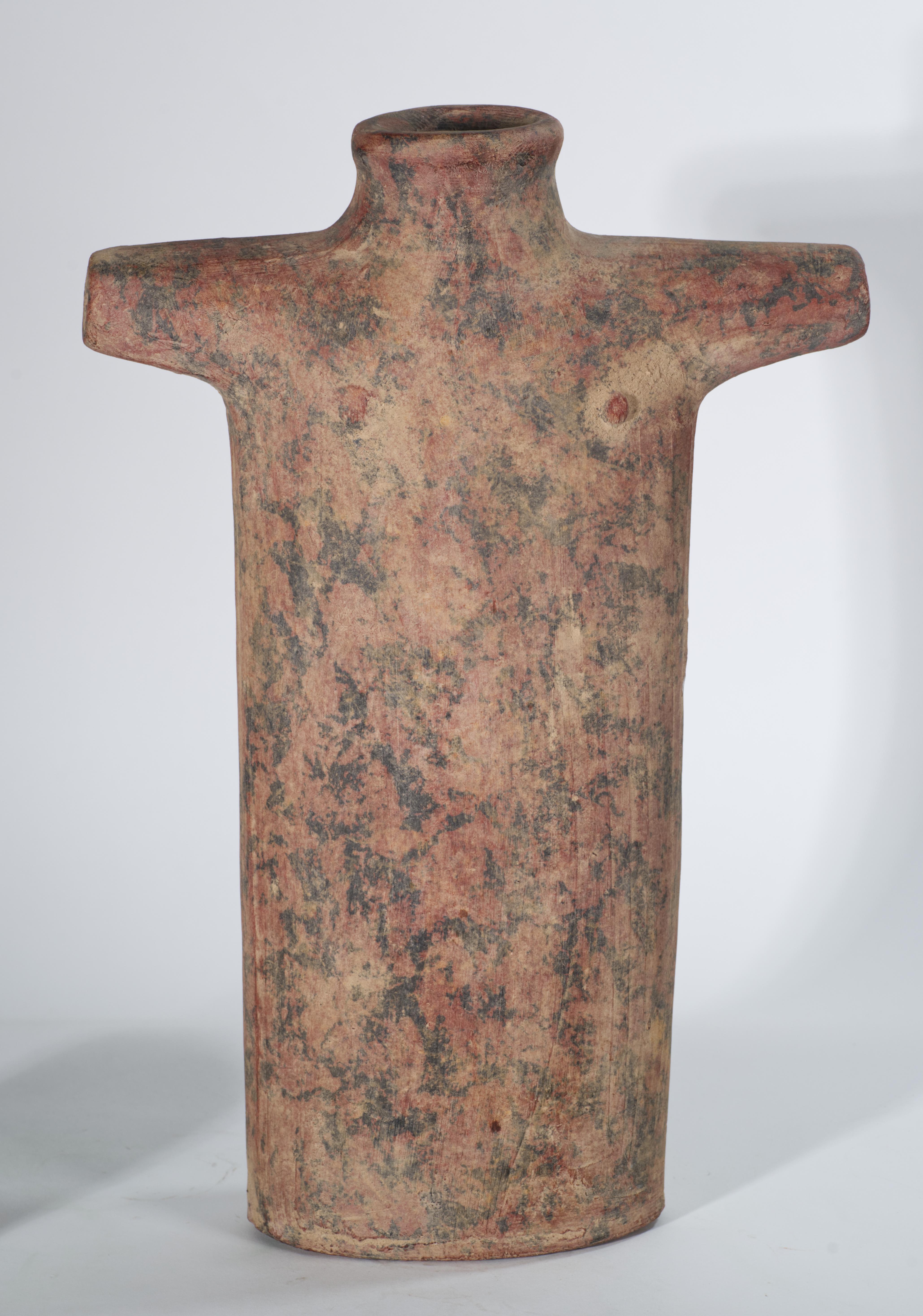 Porte-bougies abstraites sculpturales, poterie American Art Studio, Vintage en vente 1